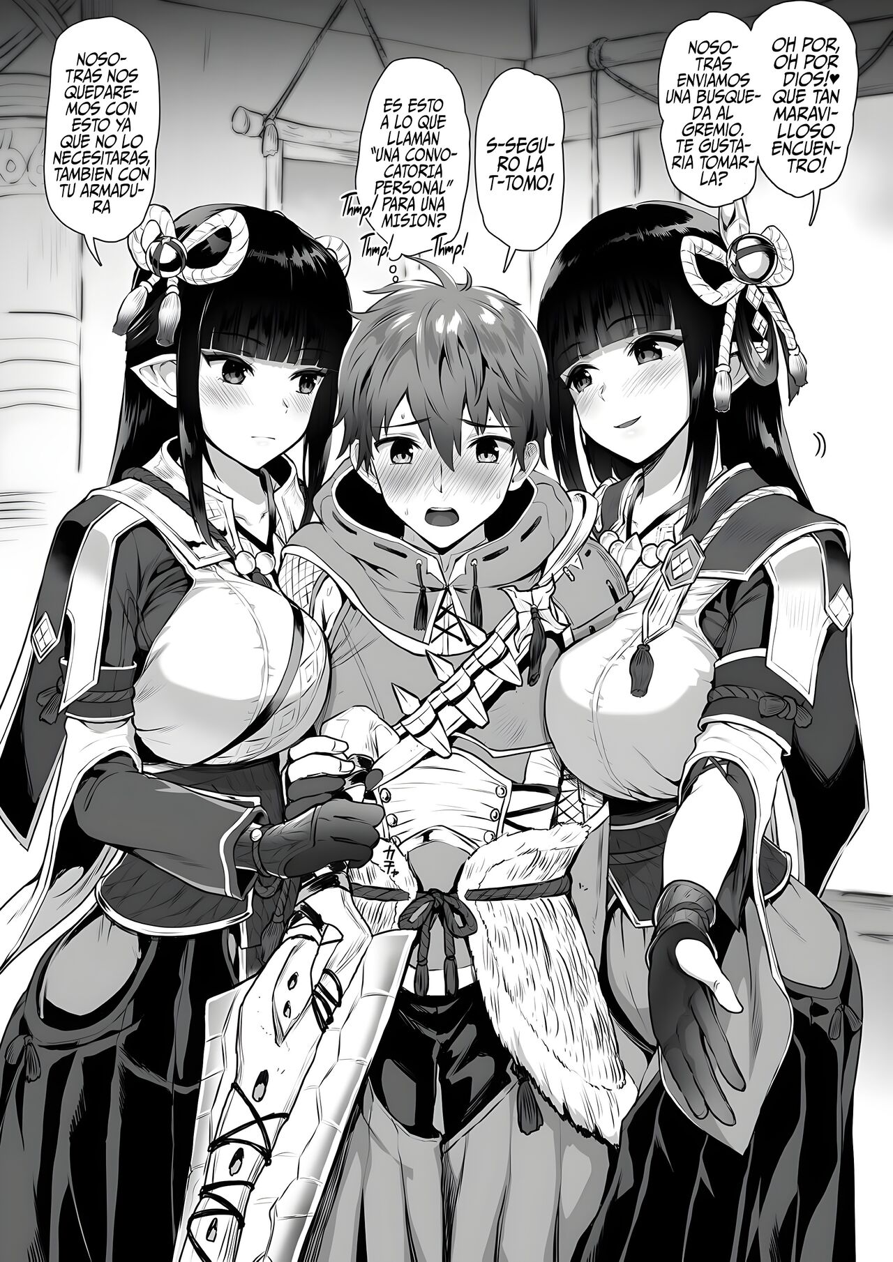 [Kojima Saya] MonHun Uketsukejou Hinoe Minoto Kara no Osasoi | Una convocatoria personal! (Monster Hunter Rise) [Spanish] 图片编号 1