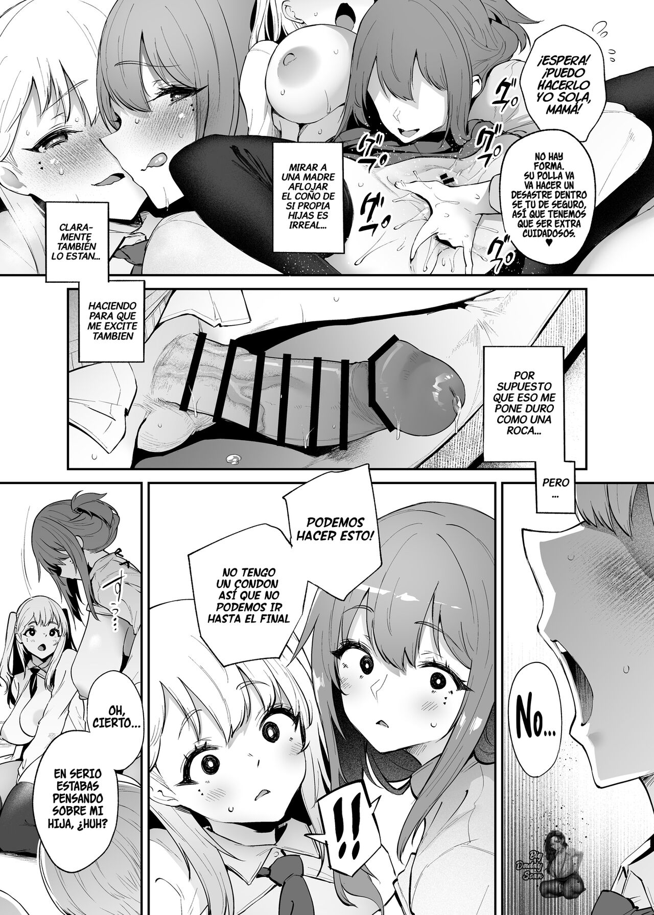 [Mata Ashita. (Oohira Sunset)] Boku to Kanojo to Kanojo no Haha to | Ella, su mamá y yo [Spanish] image number 21