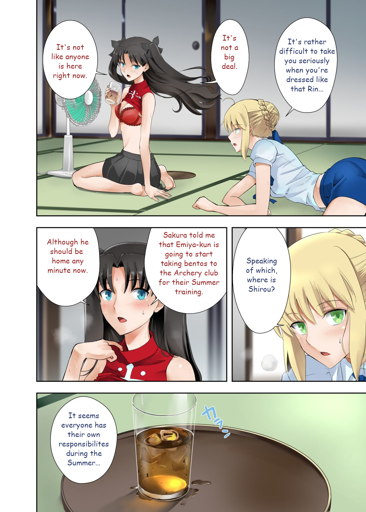 [CRAZY CLOVER CLUB (Kuroha Nue)] Saber no Natsuyasumi (SABER COMPLEX) (Fate/stay night) [English] [Digital] image number 2