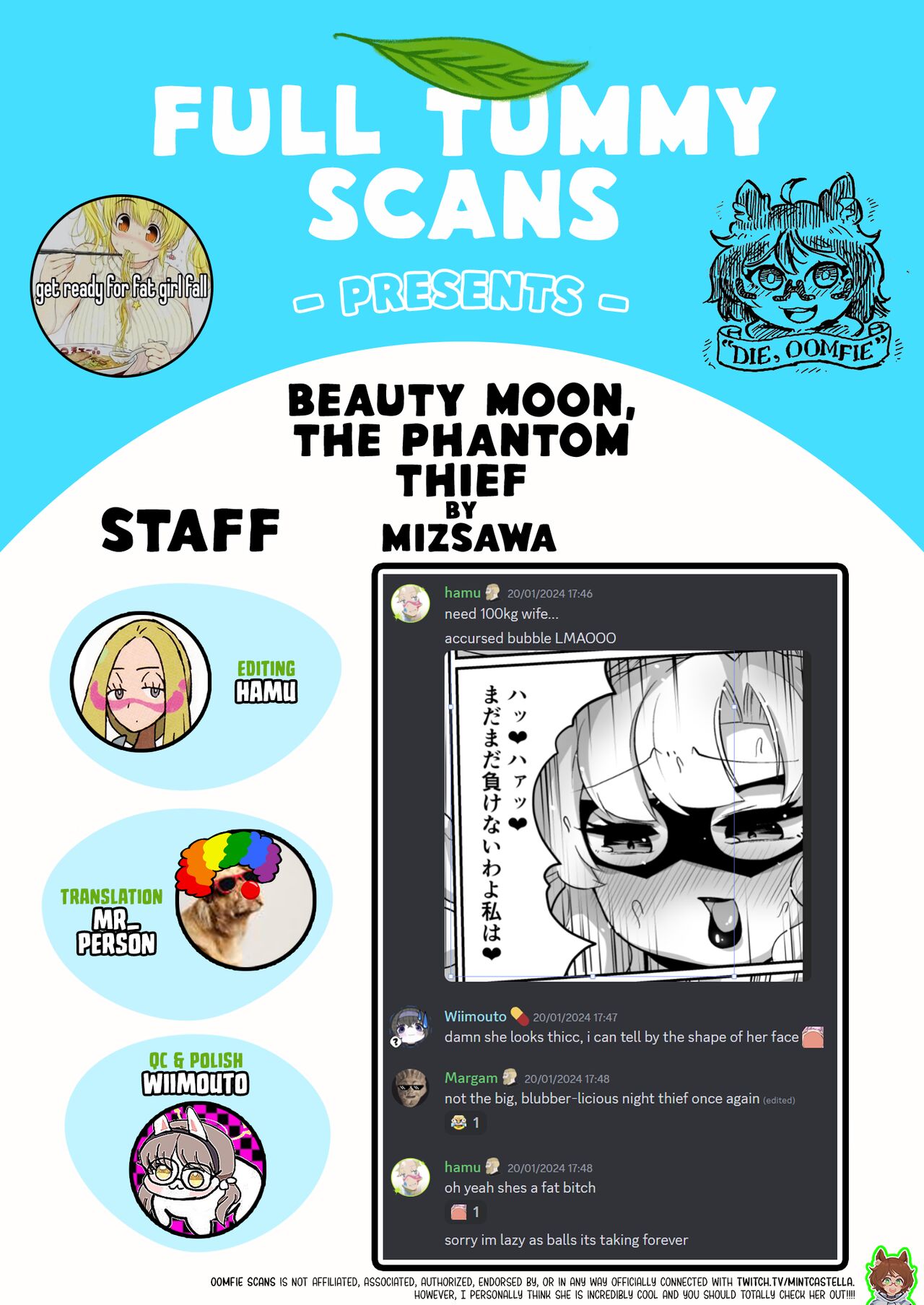 [Mizsawatei (Mizsawa)] Beauty Moon, The Plump Phantom Thief [English] [Digital] [full tummy] 15eme image