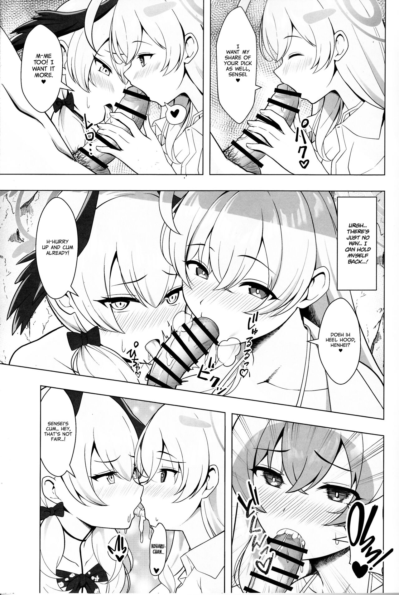 (C103) [Nekolovelandou (Nekojima)] Hanako to Koharu o Mujintou de Haramaseru Hon | Impregnating Hanako and Koharu in a Deserted Island (Blue Archive) [English] [Project Valvrein] 18eme image