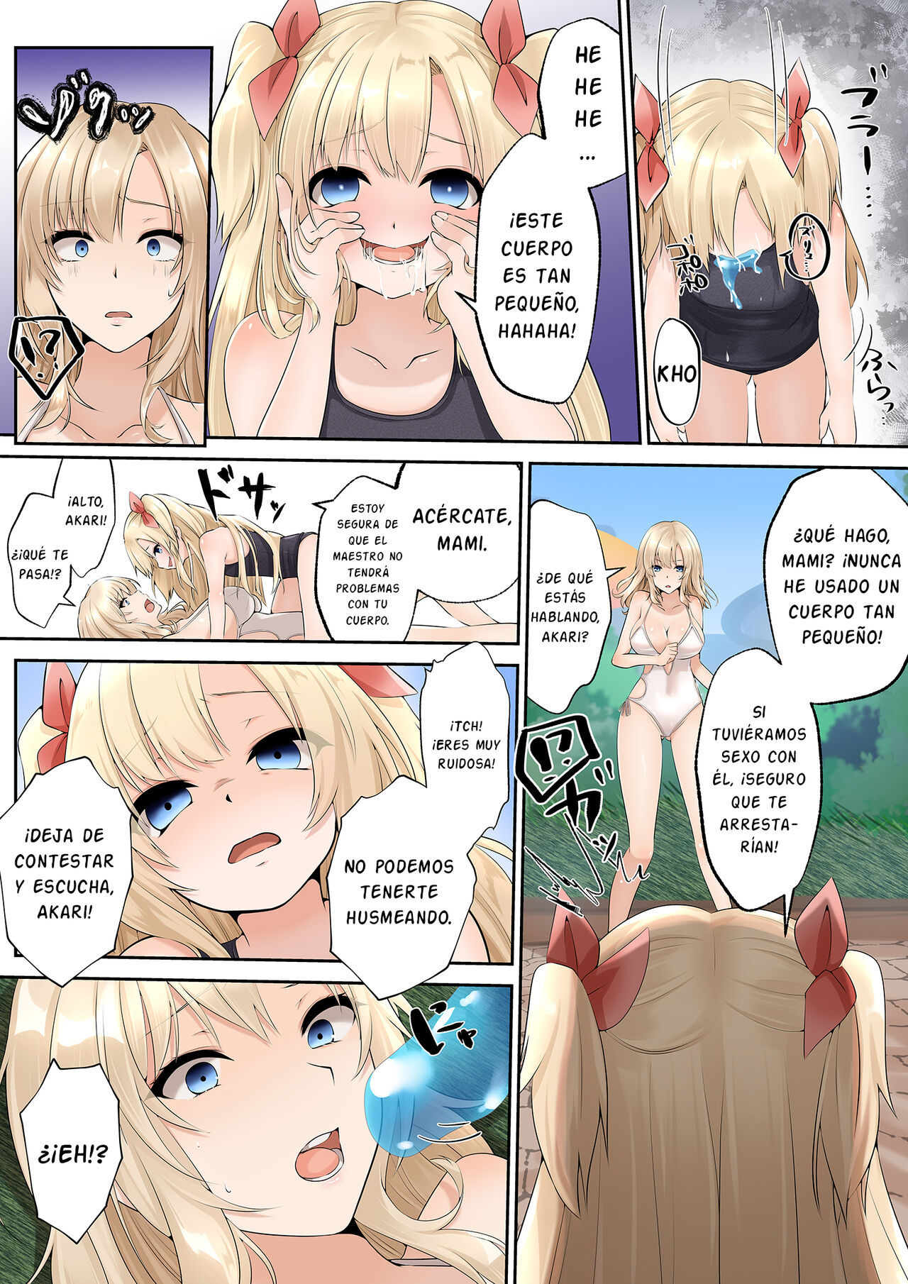 [Marialite] suraimu to mazi waru mahou no you na seitenkan [Spanish][Ayanokoji no Fansub] imagen número 30