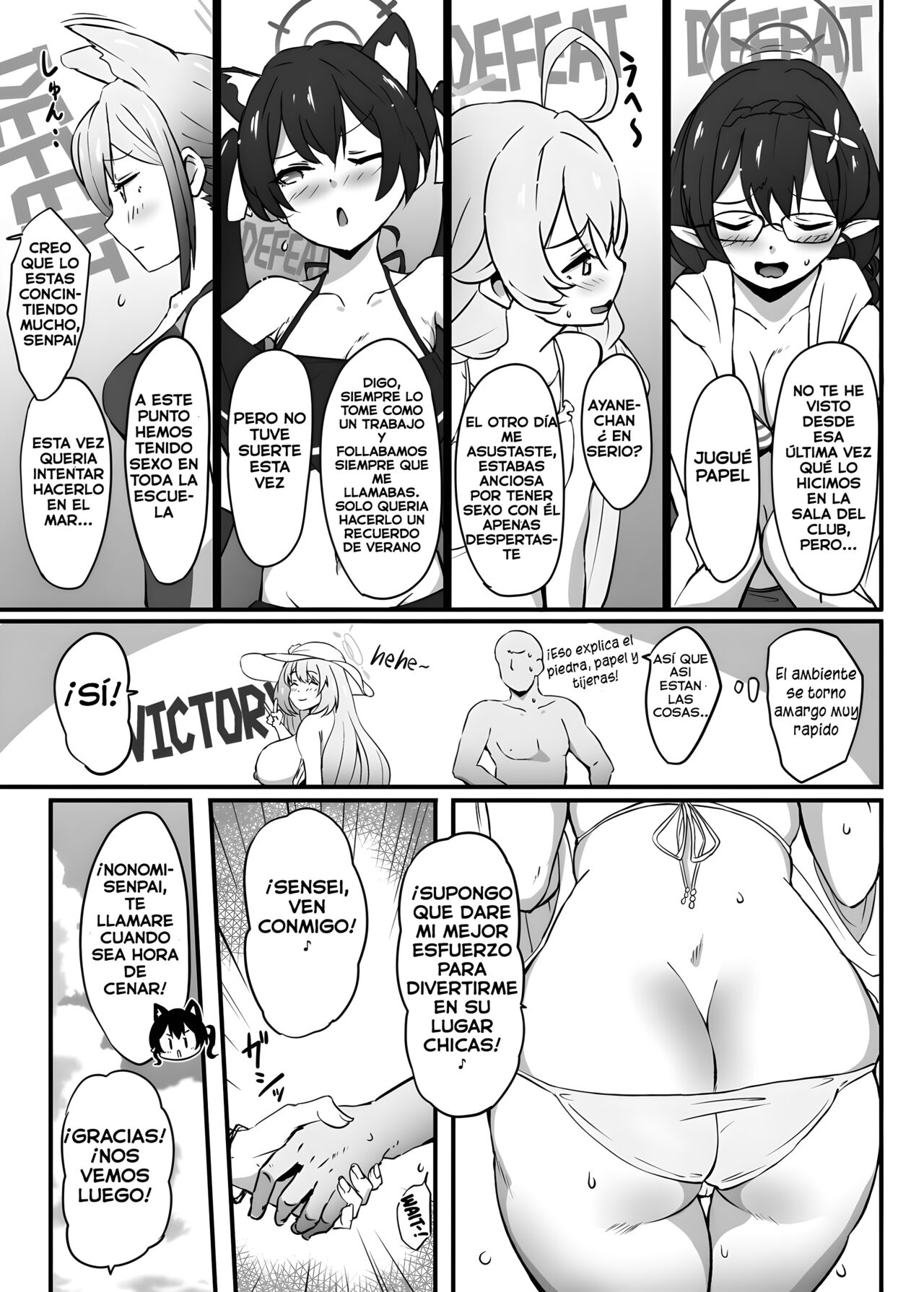 [Point M (Mance)] Zenkoutei Seito "N-DAY" | Las estudiantes más dedicadas de Sensei "N-DAY (Blue Archive) [Spanish] изображение № 4