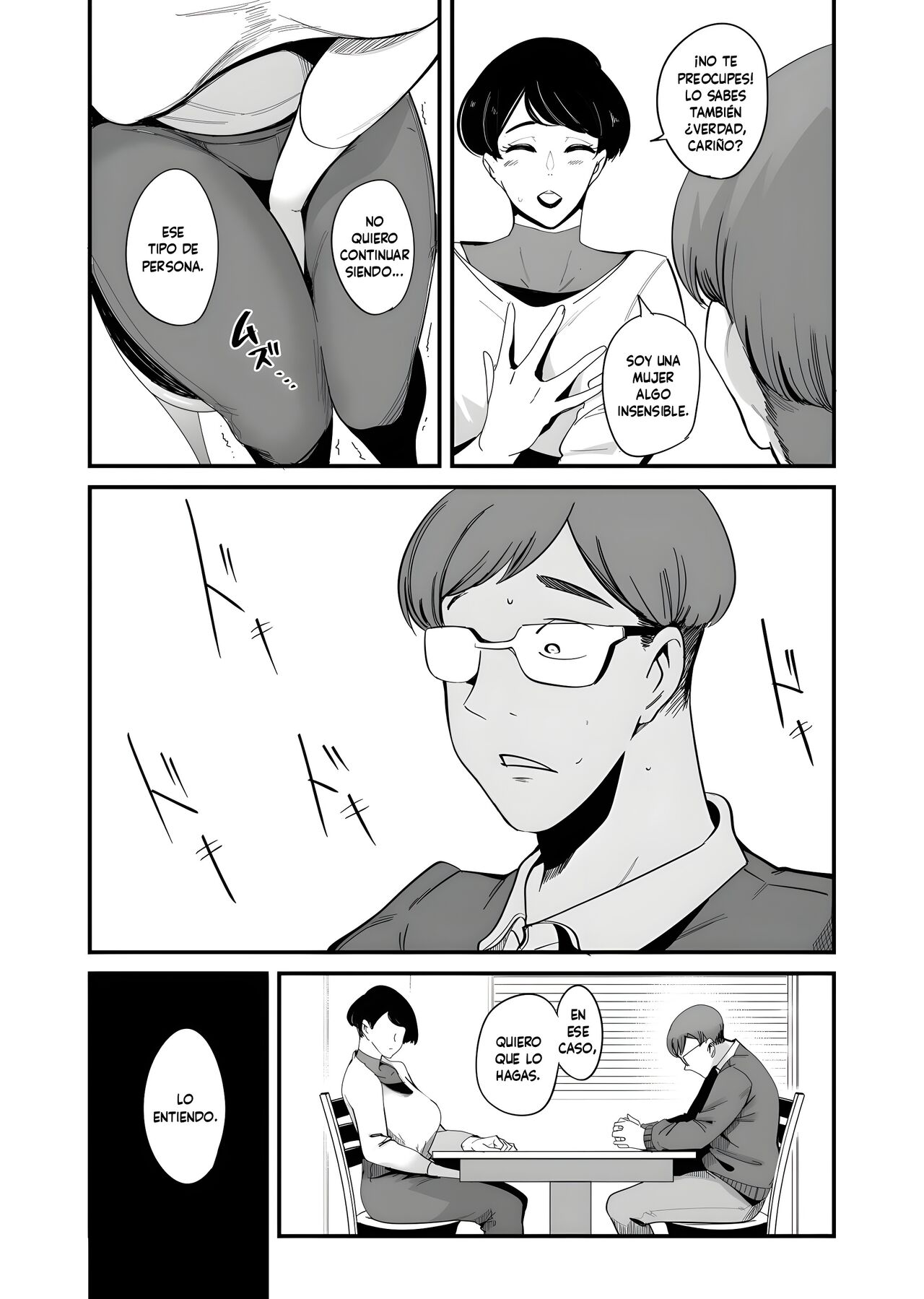 [SOUND MILK (Otochichi)] Fella Mask Fujin 2 Takahashi Reiko Fujin no Baai | La Esposa De La Mascara de Mamadas 2 El Caso de Takahashi Reiko [Spanish] image number 10