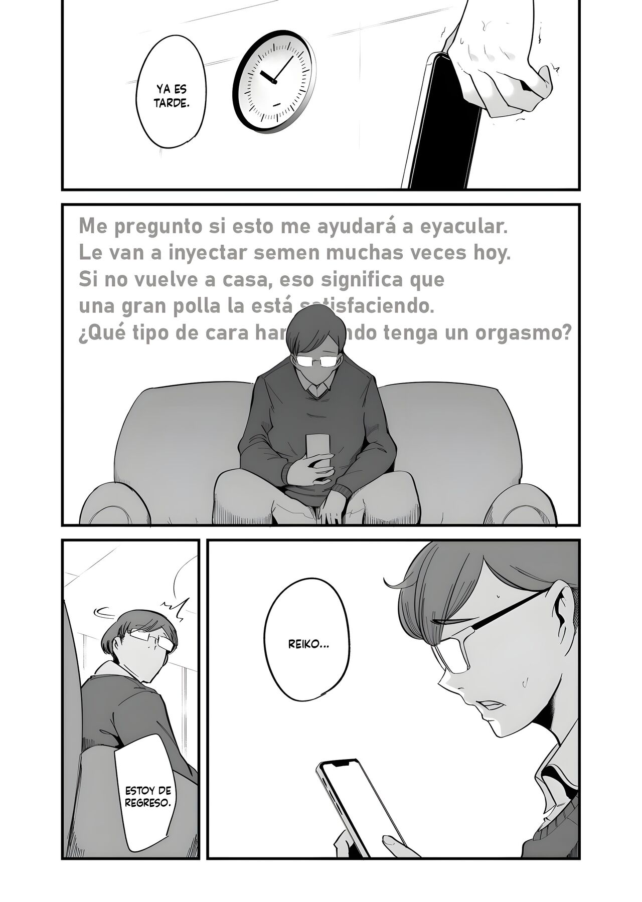 [SOUND MILK (Otochichi)] Fella Mask Fujin 2 Takahashi Reiko Fujin no Baai | La Esposa De La Mascara de Mamadas 2 El Caso de Takahashi Reiko [Spanish] image number 12