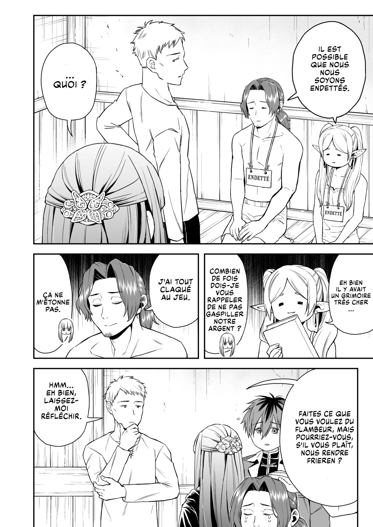 [Shikokoki no Okina] Ippan Saiin Mahou Otsuyu Dark | Magie de luxure (Sousou no Frieren) [French] [Les Poroïniens] [Digital] image number 4