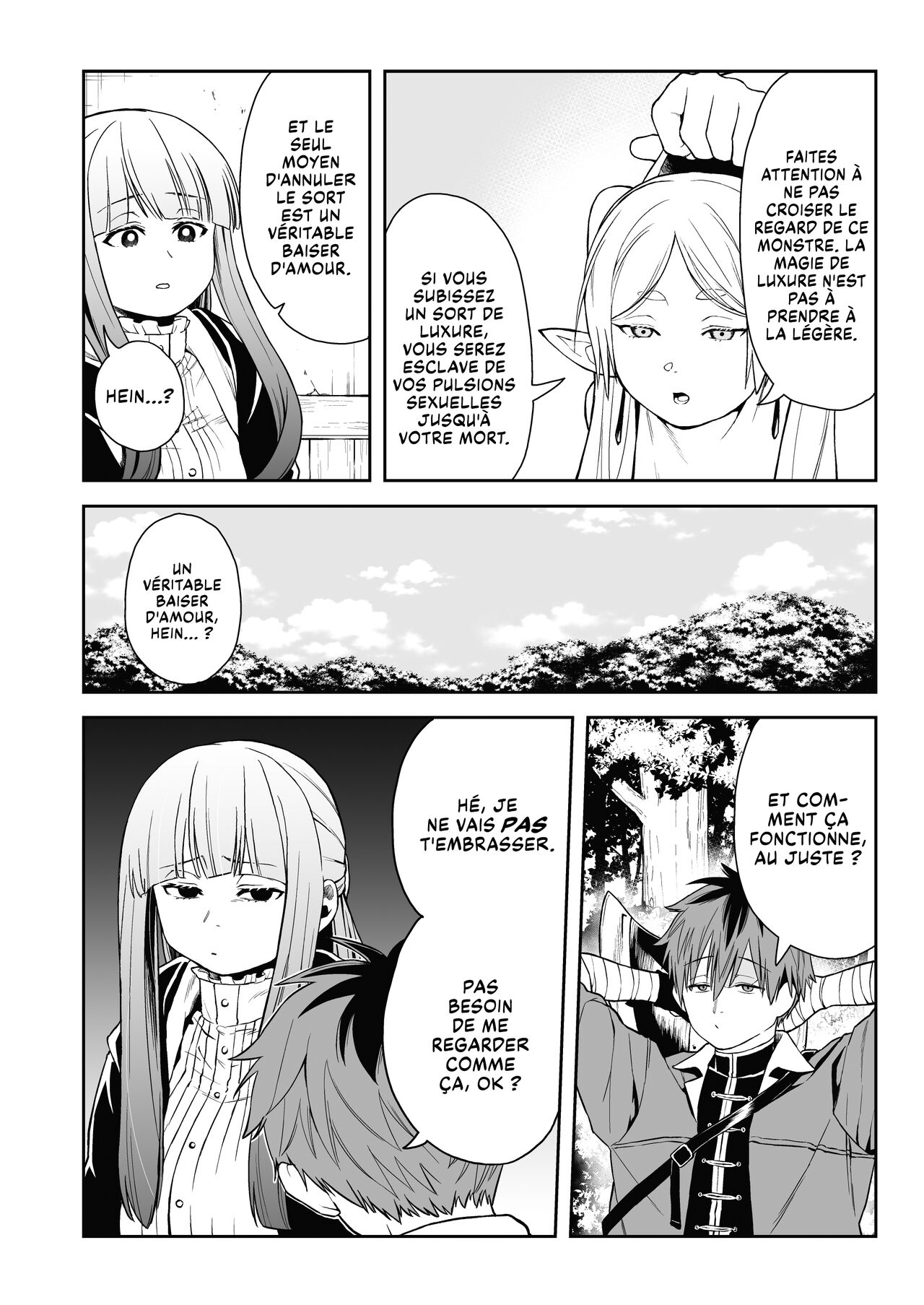 [Shikokoki no Okina] Ippan Saiin Mahou Otsuyu Dark | Magie de luxure (Sousou no Frieren) [French] [Les Poroïniens] [Digital] image number 6