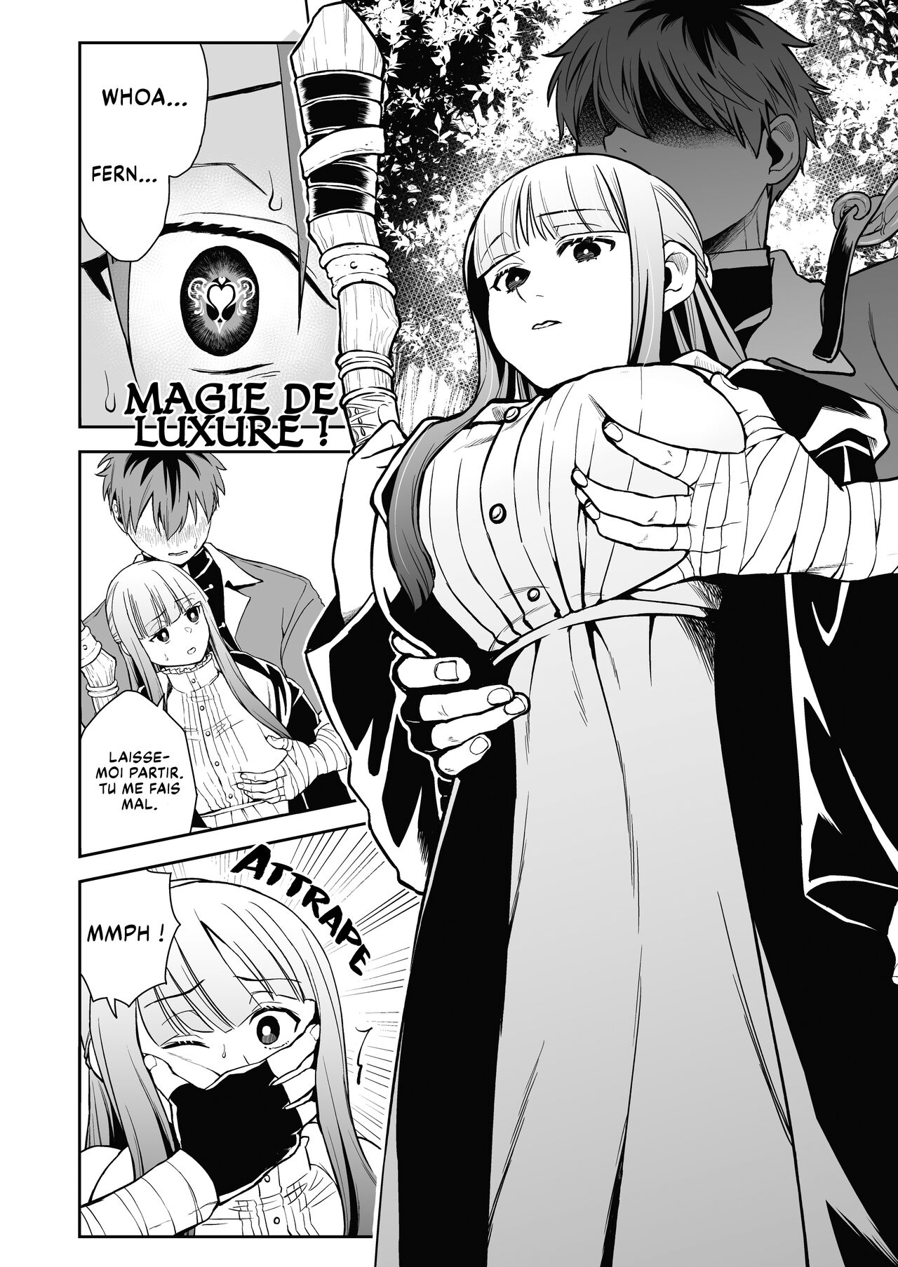 [Shikokoki no Okina] Ippan Saiin Mahou Otsuyu Dark | Magie de luxure (Sousou no Frieren) [French] [Les Poroïniens] [Digital] image number 8