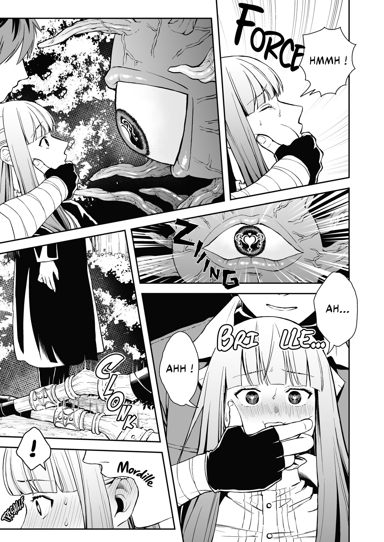 [Shikokoki no Okina] Ippan Saiin Mahou Otsuyu Dark | Magie de luxure (Sousou no Frieren) [French] [Les Poroïniens] [Digital] image number 9