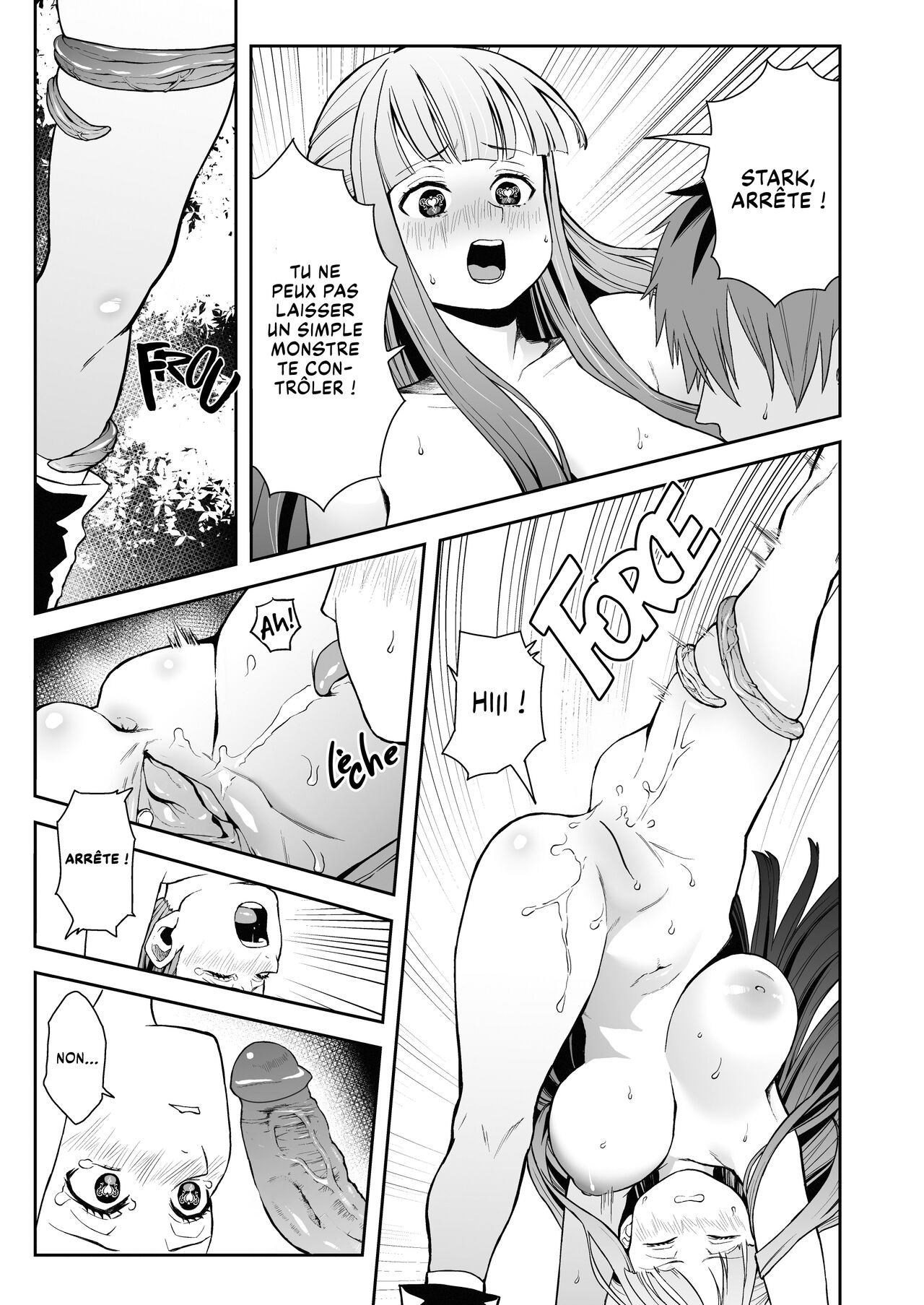 [Shikokoki no Okina] Ippan Saiin Mahou Otsuyu Dark | Magie de luxure (Sousou no Frieren) [French] [Les Poroïniens] [Digital] image number 11