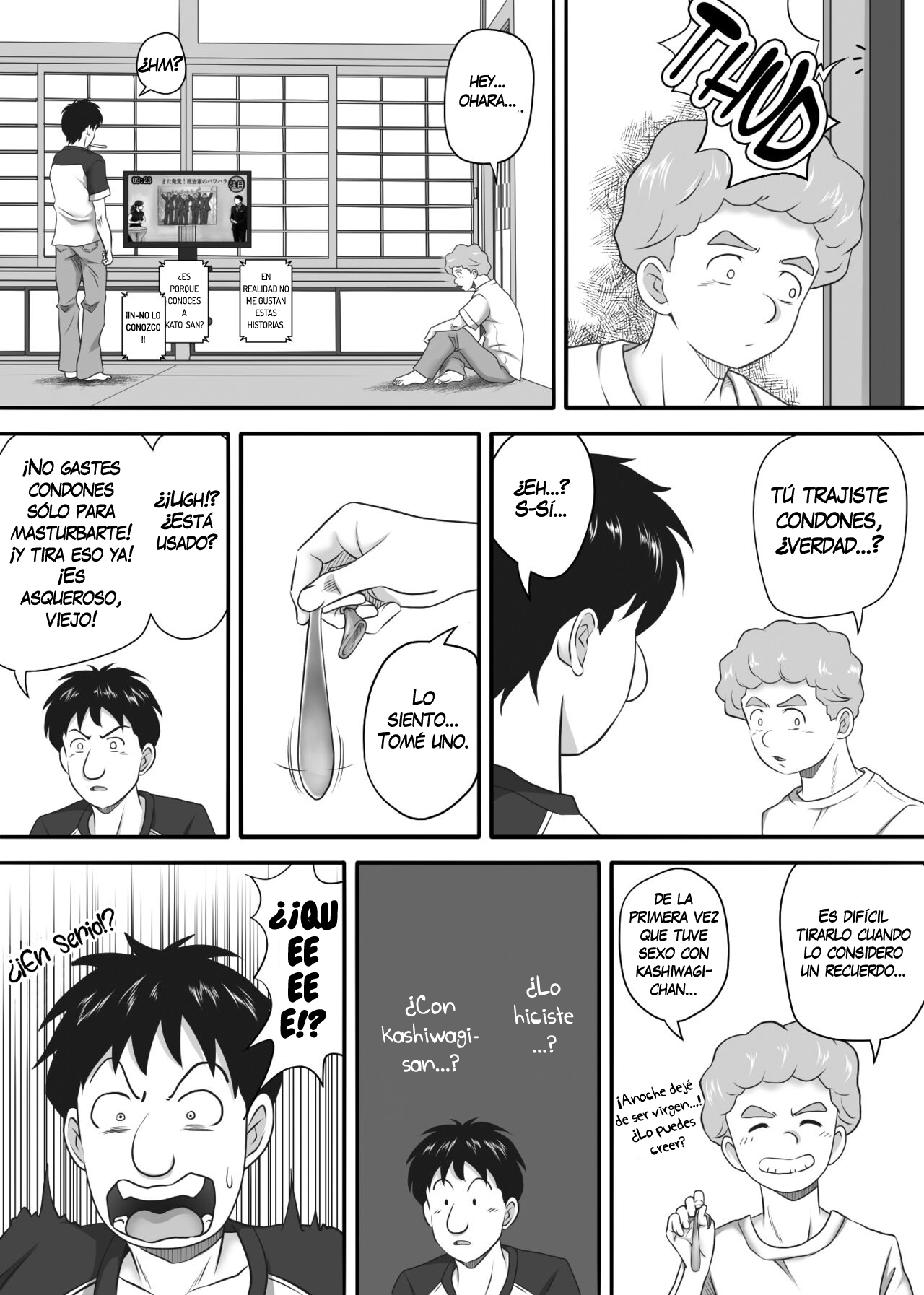 [Kagura Hitsuji] Amarimono 2 -Shojo o Ushinatta Yokujitsu ni Zecchou o Shitta Akogare no Kanojo- | Leftover 2 -La chica de mis sueños descubrió el orgasmo al día siguiente de perder su virginidad- [Spanish] [Montecristo123] изображение № 6