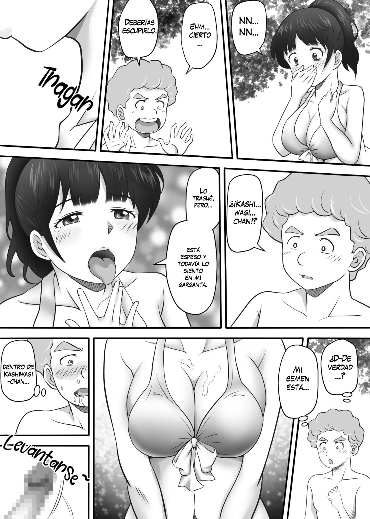 [Kagura Hitsuji] Amarimono 2 -Shojo o Ushinatta Yokujitsu ni Zecchou o Shitta Akogare no Kanojo- | Leftover 2 -La chica de mis sueños descubrió el orgasmo al día siguiente de perder su virginidad- [Spanish] [Montecristo123] изображение № 27