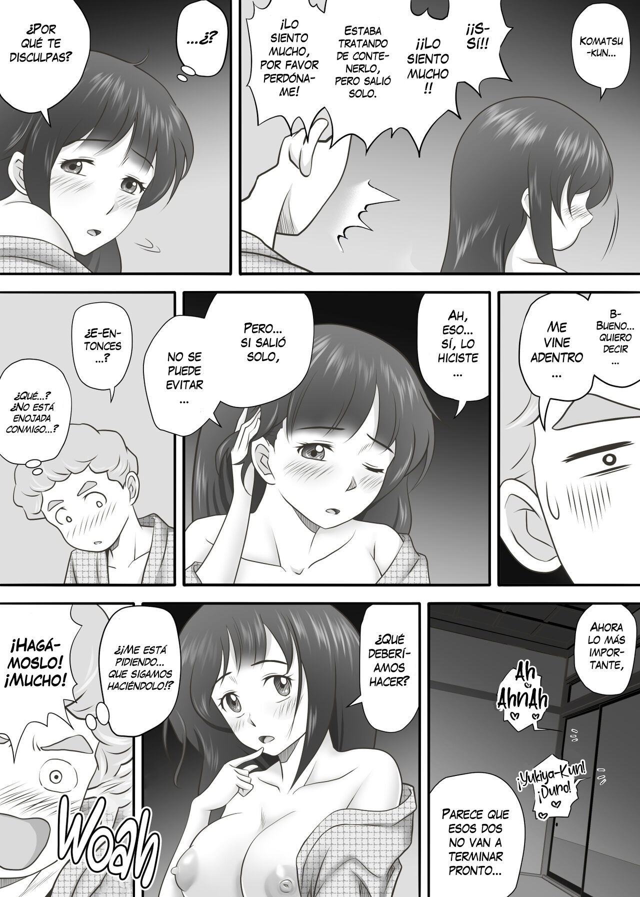 [Kagura Hitsuji] Amarimono 2 -Shojo o Ushinatta Yokujitsu ni Zecchou o Shitta Akogare no Kanojo- | Leftover 2 -La chica de mis sueños descubrió el orgasmo al día siguiente de perder su virginidad- [Spanish] [Montecristo123] изображение № 74