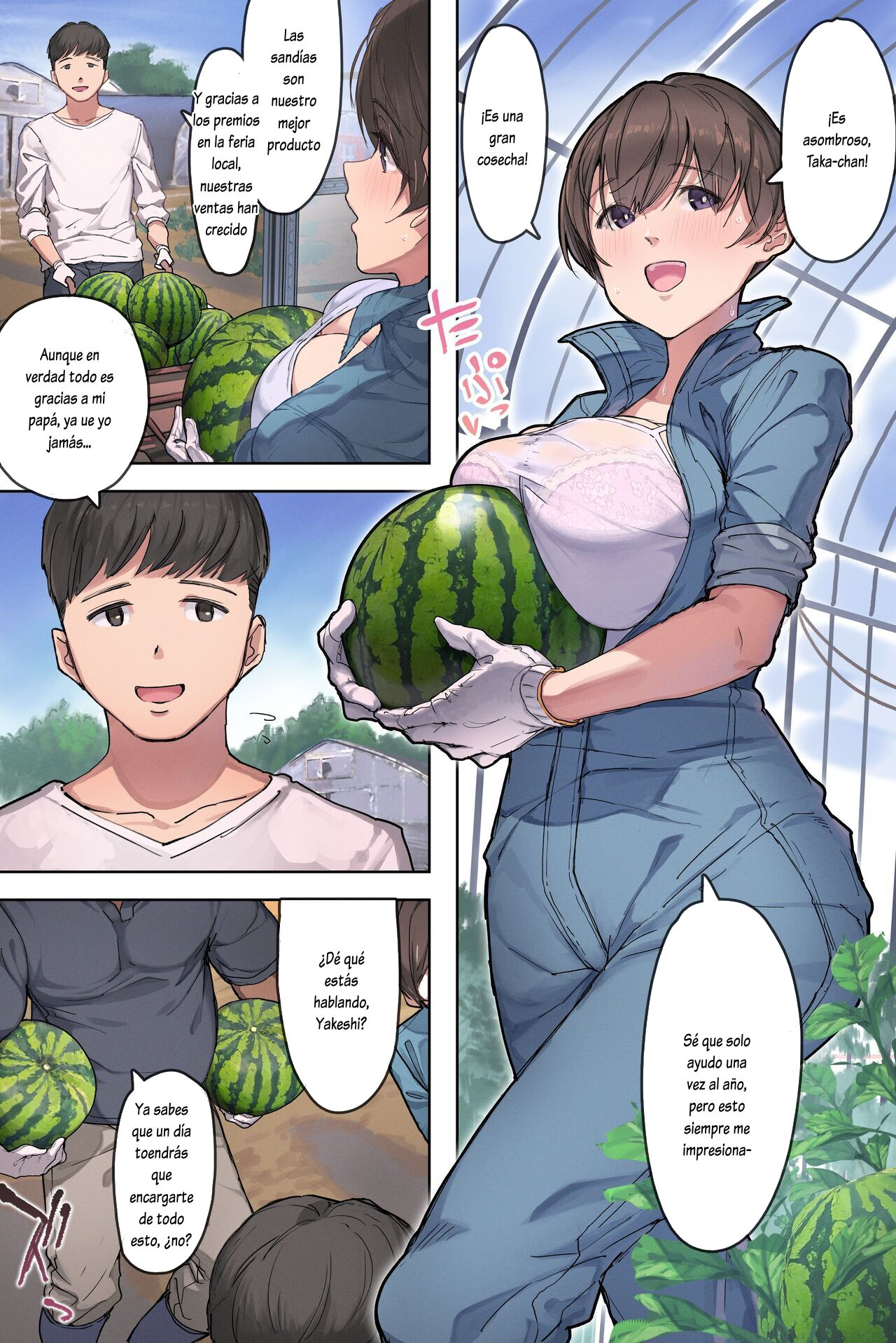 [Yomoda Yomo] Nouka no Yome to Zetsurin Gifu ~Totsuida Saki de Matteita no wa Tetori Ashitori Tanetsuke Choukyou Sareru Hibi Deshita~ [Spanish] [Lovely Diablesse Scan] 12eme image