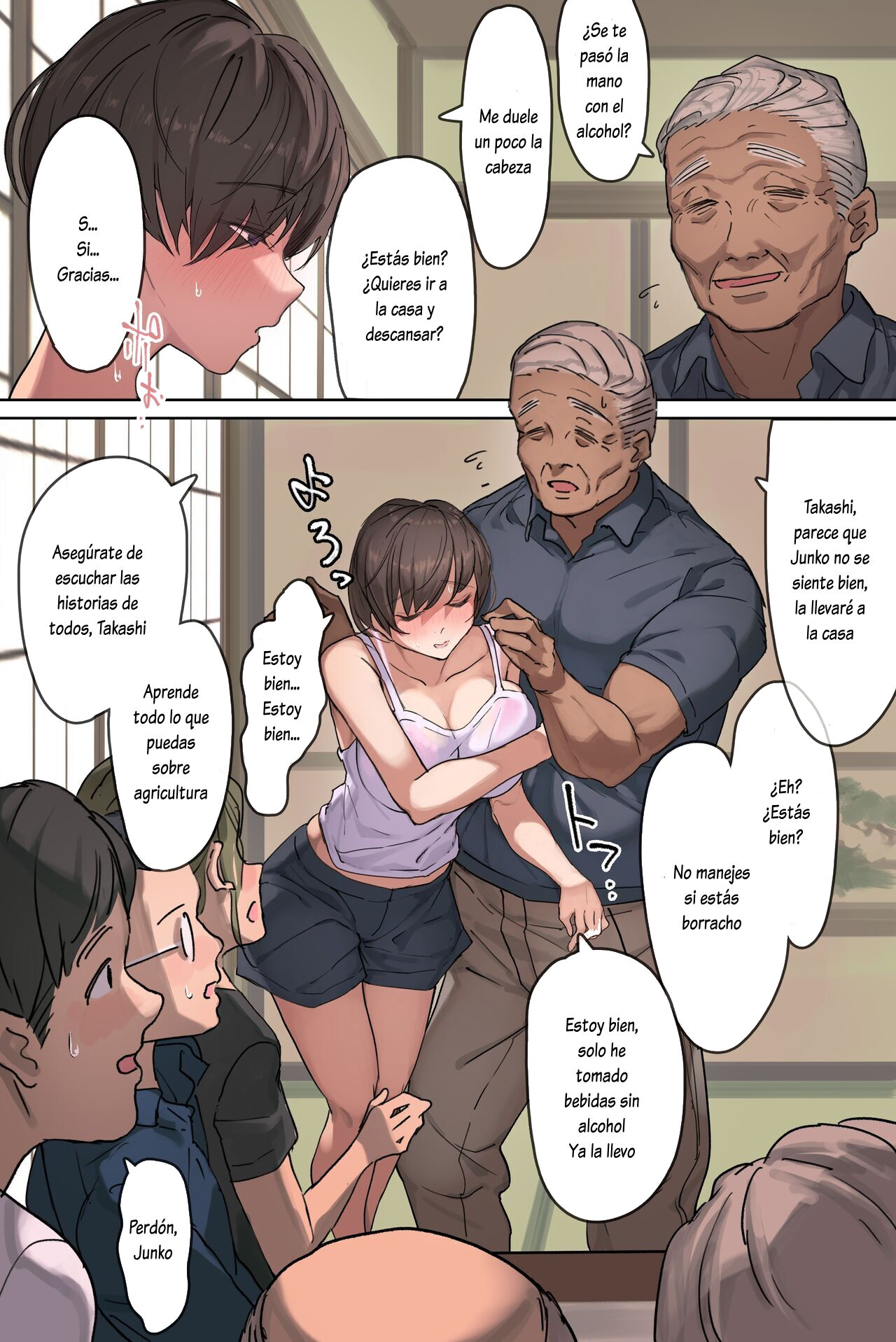 [Yomoda Yomo] Nouka no Yome to Zetsurin Gifu ~Totsuida Saki de Matteita no wa Tetori Ashitori Tanetsuke Choukyou Sareru Hibi Deshita~ [Spanish] [Lovely Diablesse Scan] 76eme image