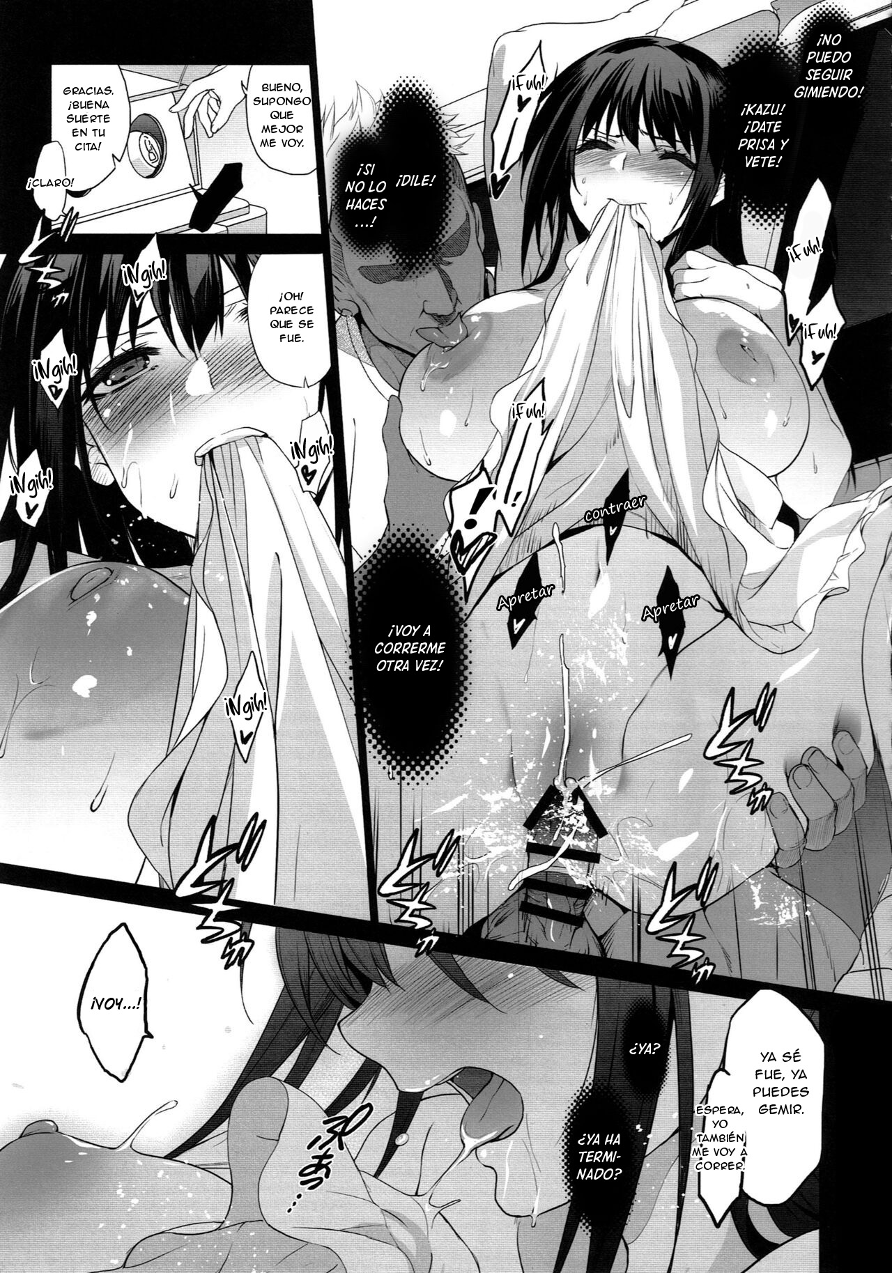 (C100) [Jingai Makyou (Inue Shinsuke)] Otonari no Nie San Date no Ura de Sasagerareru Osananajimi. [Spanish] [Raymond_J] 14eme image