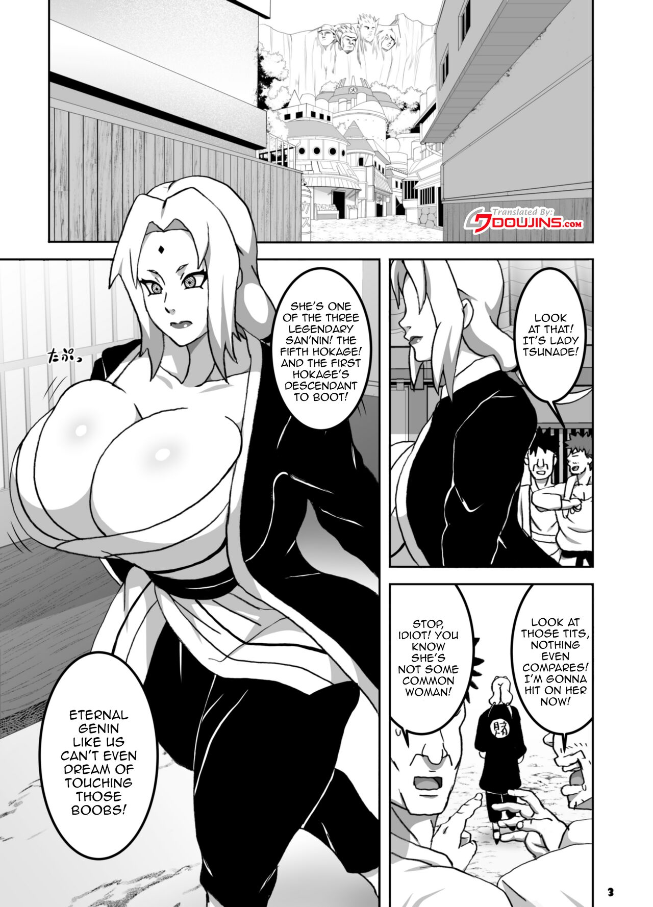 [NARUHO-Dou (Naruhodo)] ToroTsuna Hokage Horegusuri no Nan no Maki / Melty Tsunade - Story About The Hokage's Hardships Caused By a Love Drug (Naruto) [Digital] [English] {Doujins.com} image number 4