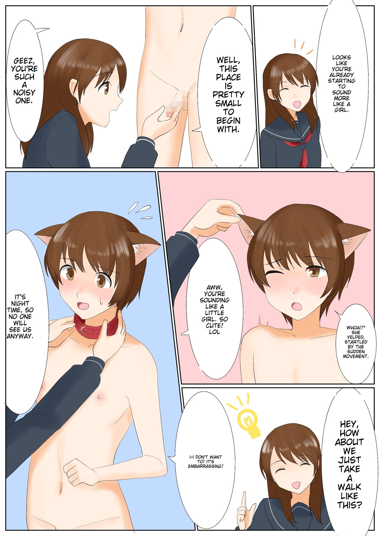 [Amuai Okashi Seisakusho (Kaiware Daikon, Uiti H Kai)] Inu ni Naritakunai nara, Onnanoko ni Naru shika Nai yo ne? Onii-chan ichigoreader numero di immagine  12