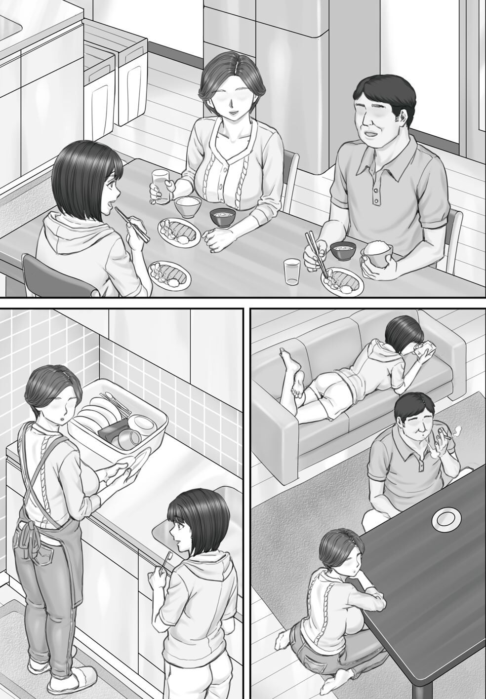 [Ponkotsu Damashii] Boku no Kanojo wa 40-sai no Hitozuma 1-3 [Spanish] numero di immagine  90