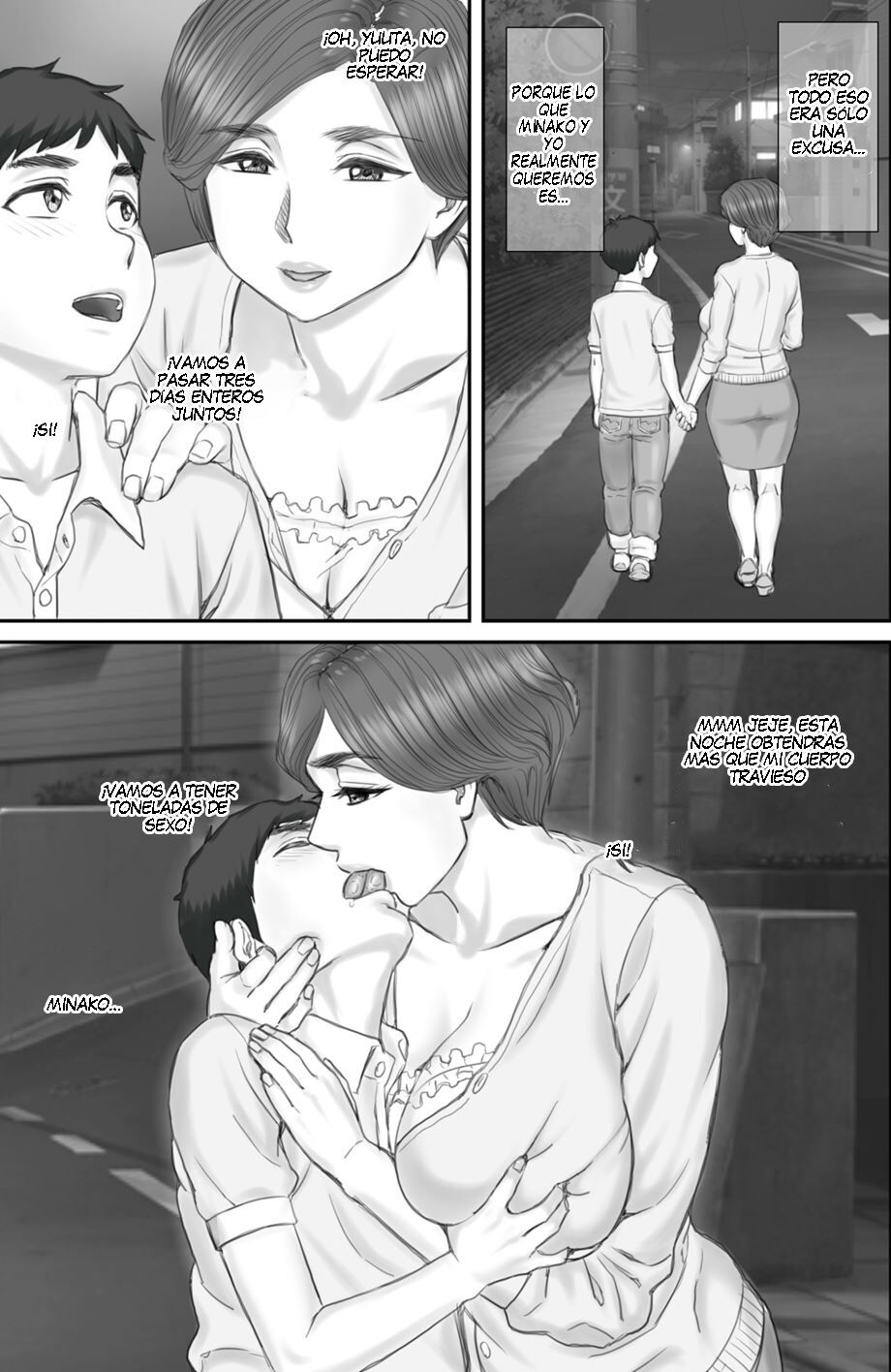 [Ponkotsu Damashii] Boku no Kanojo wa 40-sai no Hitozuma 1-3 [Spanish] numero di immagine  150