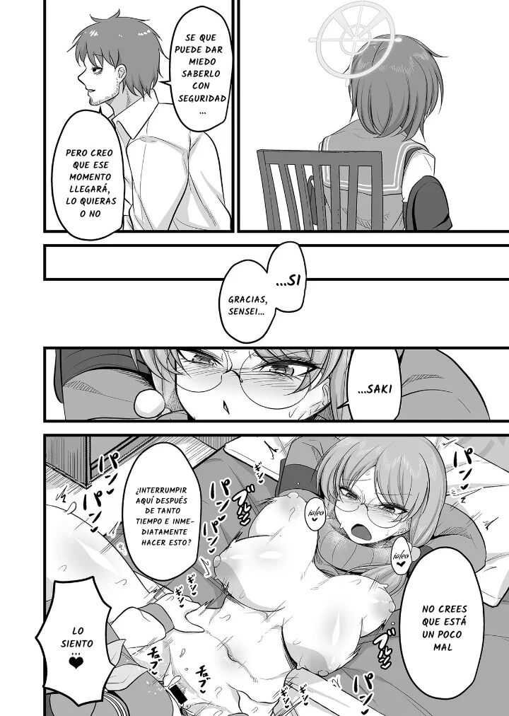 [Akagai (Mine Thrower)] Sakimoeizumu (Blue Archive) [Spanish][Sukirog] [Digital] Bildnummer 31