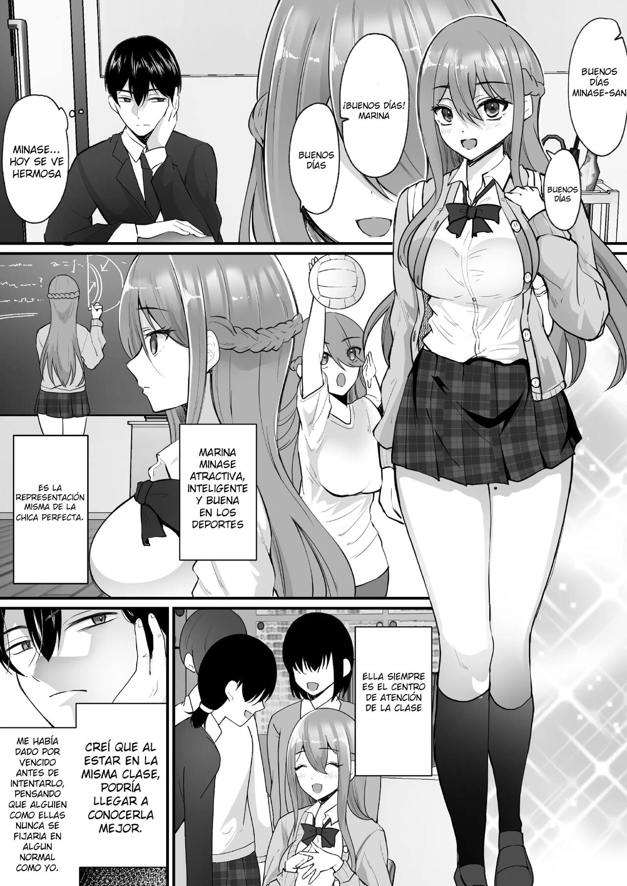 [Hyoui Lover (Labui)] Yokodori Hyoui ~Akogare no Class no Idol ga Shiranai Yatsu ni Nottorarete ita~ [Spanish][TF Scans] imagen número 2