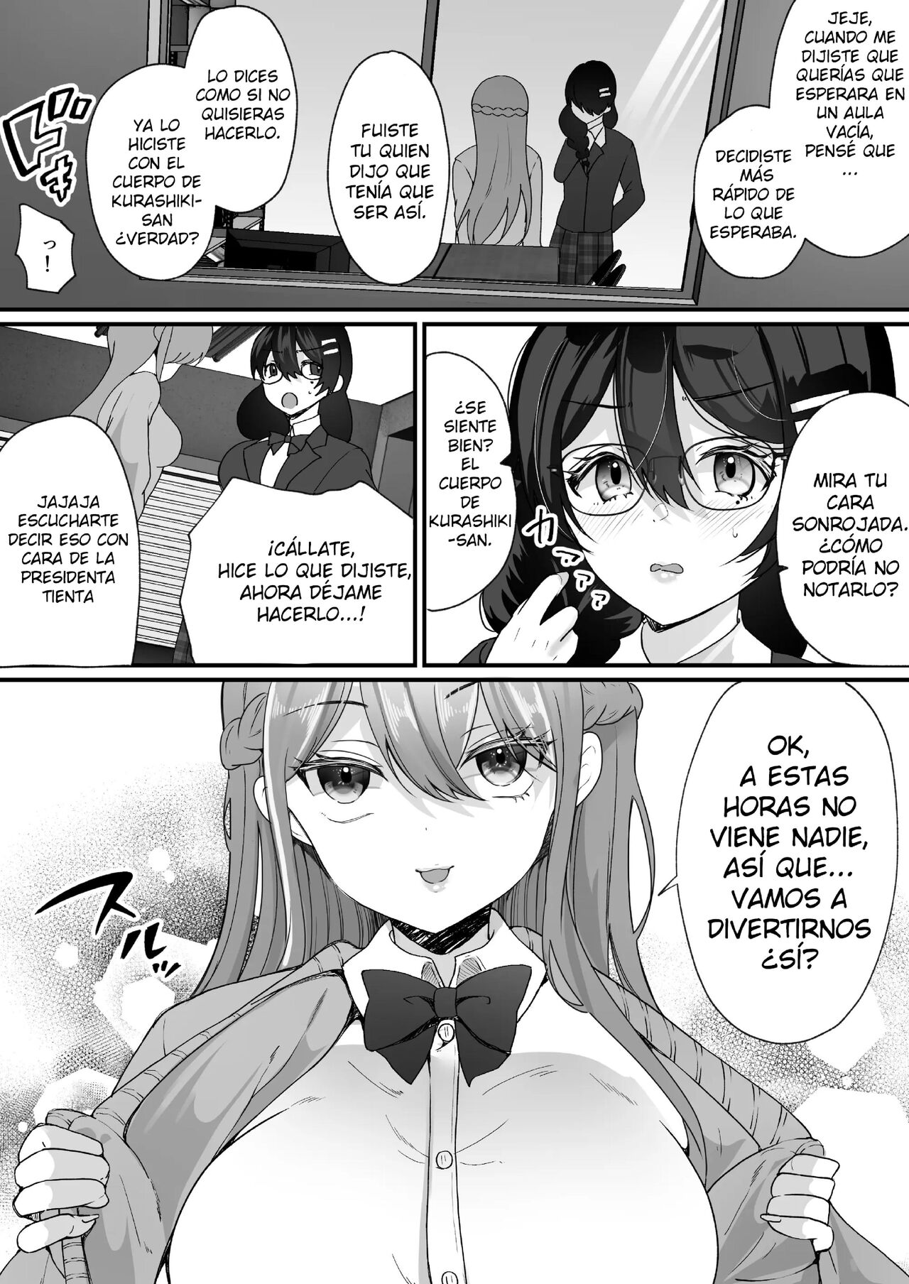 [Hyoui Lover (Labui)] Yokodori Hyoui ~Akogare no Class no Idol ga Shiranai Yatsu ni Nottorarete ita~ [Spanish][TF Scans] imagen número 23