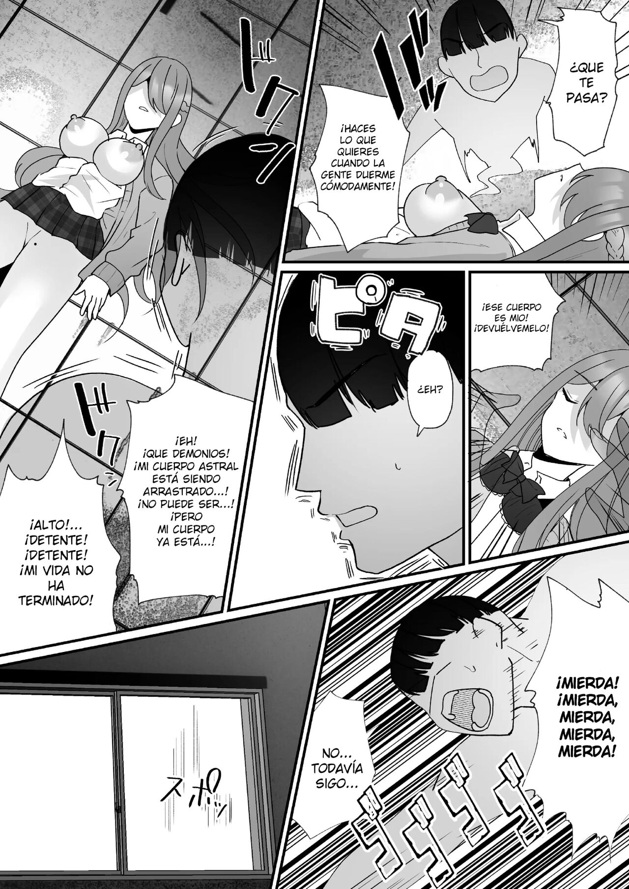 [Hyoui Lover (Labui)] Yokodori Hyoui ~Akogare no Class no Idol ga Shiranai Yatsu ni Nottorarete ita~ [Spanish][TF Scans] imagen número 33