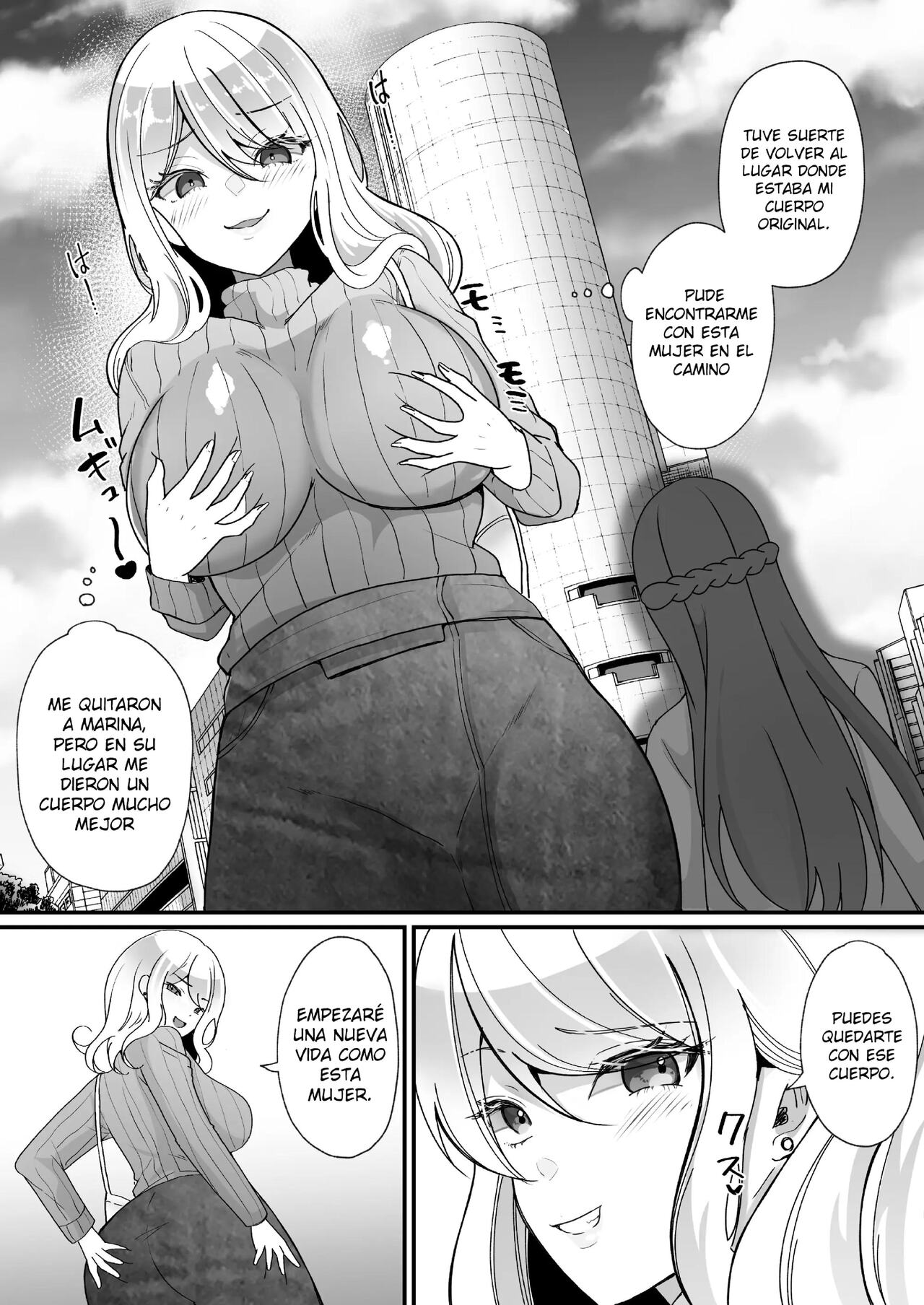 [Hyoui Lover (Labui)] Yokodori Hyoui ~Akogare no Class no Idol ga Shiranai Yatsu ni Nottorarete ita~ [Spanish][TF Scans] imagen número 43