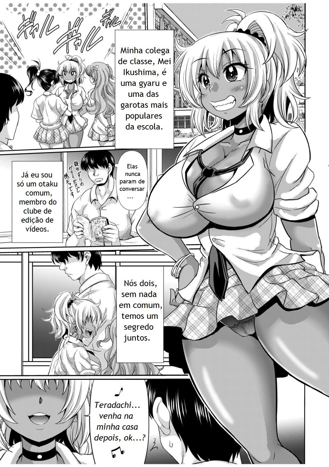 [Warashibe] Kuro Gal Haishin Hajimemashita! ~Namahame! Nakadashi! Soku Haishin!~ [Portuguese-BR] imagen número 3