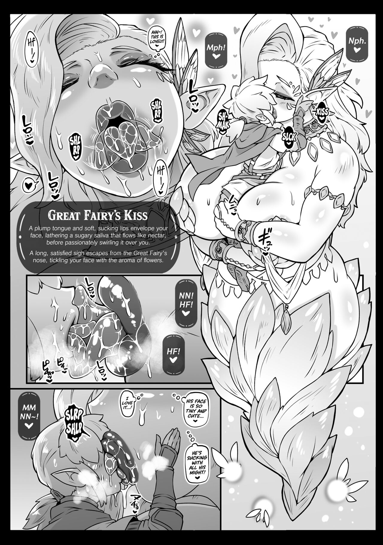 [Whitish Blacker (Andojing)] Daiyousei-sama no Densetsuteki na Tokunou Gohoushi | A Legendary Blessing From The Great Fairy (The Legend of Zelda: Tears of the Kingdom) [English] [Digital] image number 8