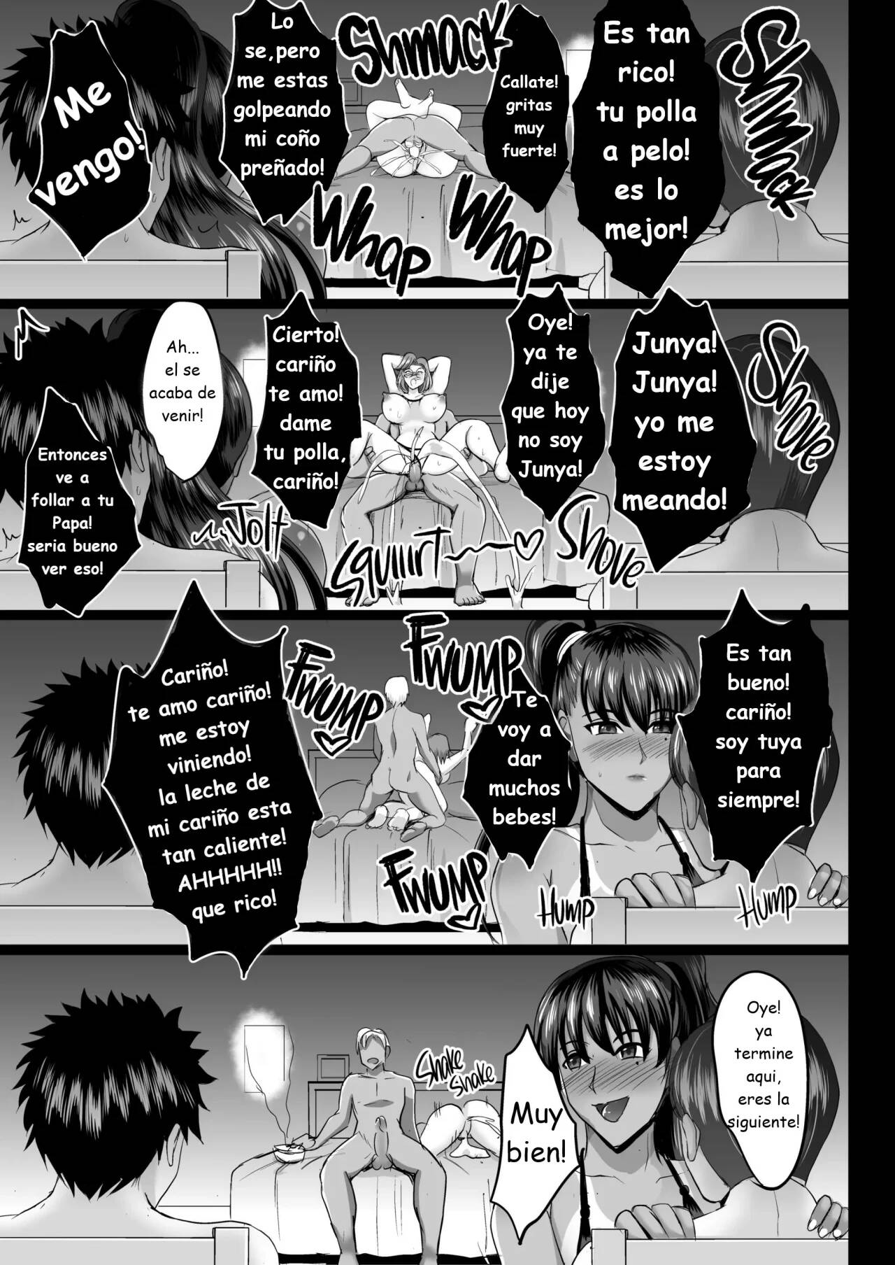 (Hozumi Kenji) Diario de madre e hija adulteras entrenadas y preñadas [Spanish] numero di immagine  36