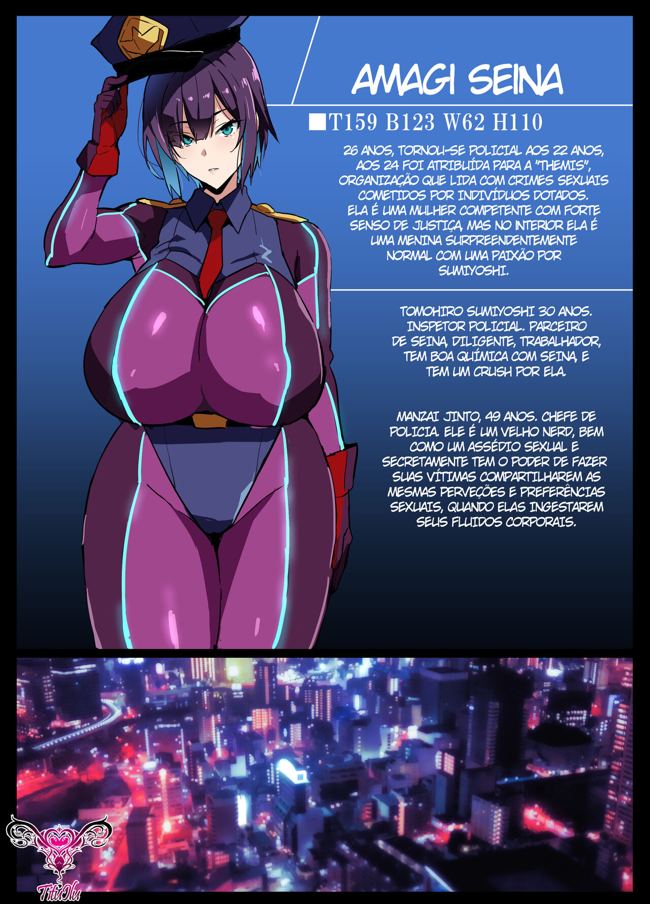 [Takeda Hiromitsu] Kouhai Otaku Poilice Zenpen [Portuguese-BR] 画像番号 1