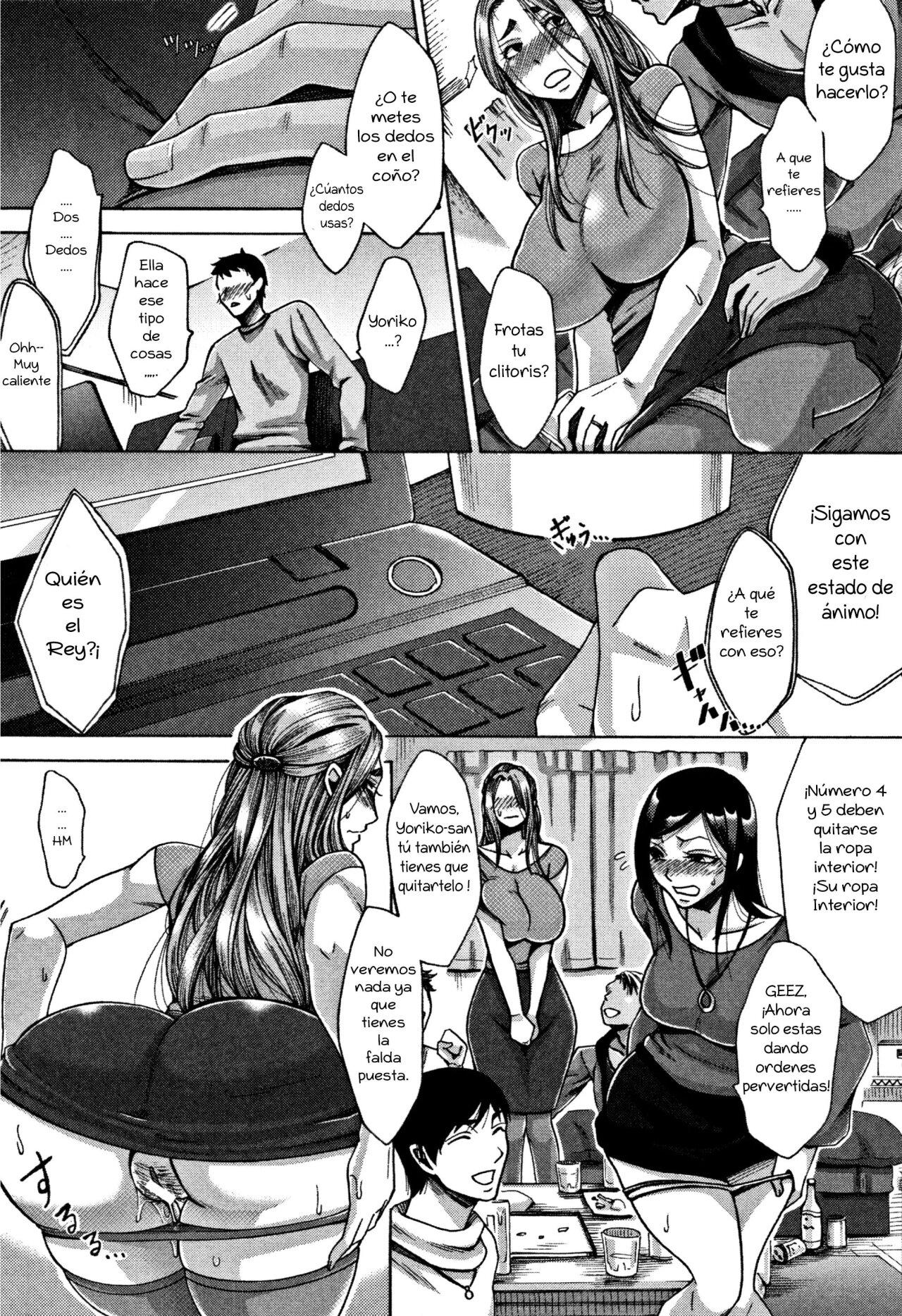 [Tukisiro Saya] Kangeikai | Fiesta de Bienvenida (Tsuma-tachi no Sukebe Doki) [Spanish] [Zonkray] image number 6