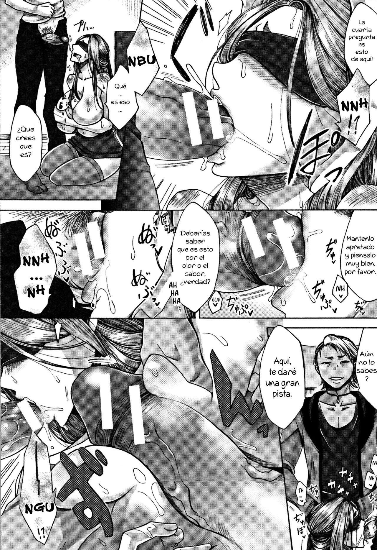 [Tukisiro Saya] Kangeikai | Fiesta de Bienvenida (Tsuma-tachi no Sukebe Doki) [Spanish] [Zonkray] image number 17