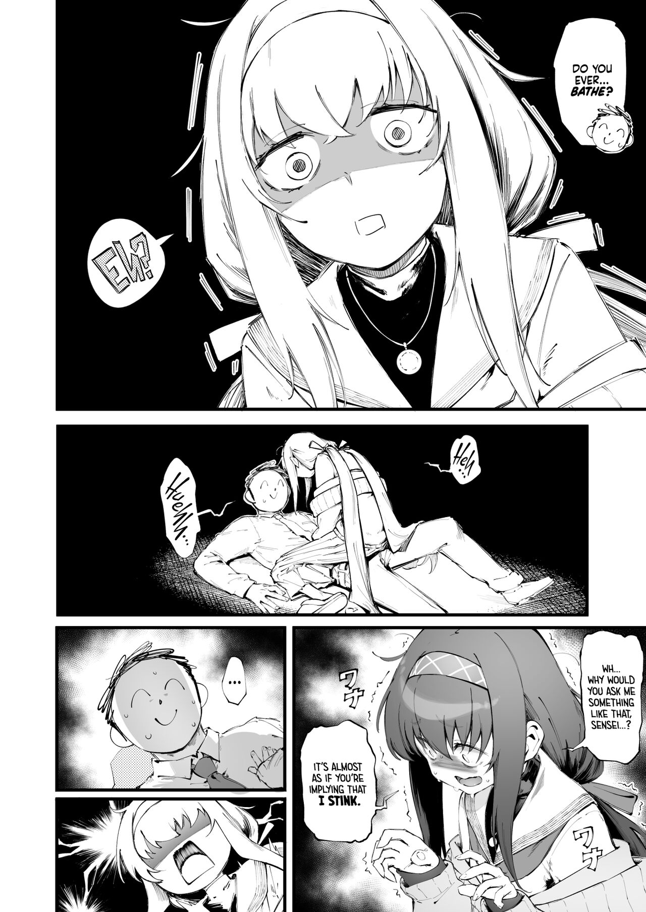 [Suruga Kuroitsu] Ui no Nioi... | Ui's Scent... (Blue Archive) [English] [Xzosk] 이미지 번호 2