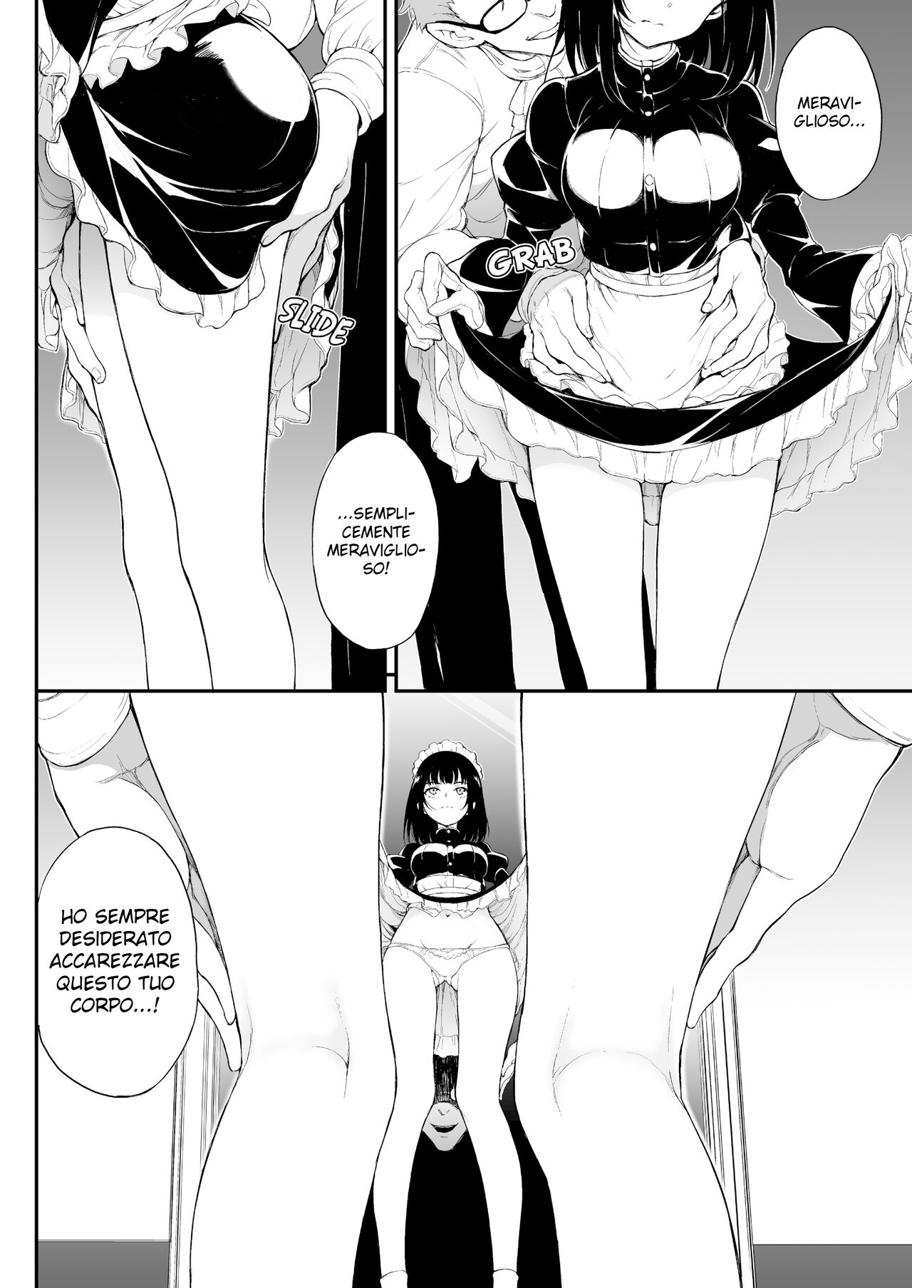 [Kyockchokyock (Kyockcho)] Maid Kyouiku. -Botsuraku Kizoku Rurikawa Tsubaki- | L'aristocratica decaduta 1 [Italian] [Hentai Fantasy] [Digital] 7eme image