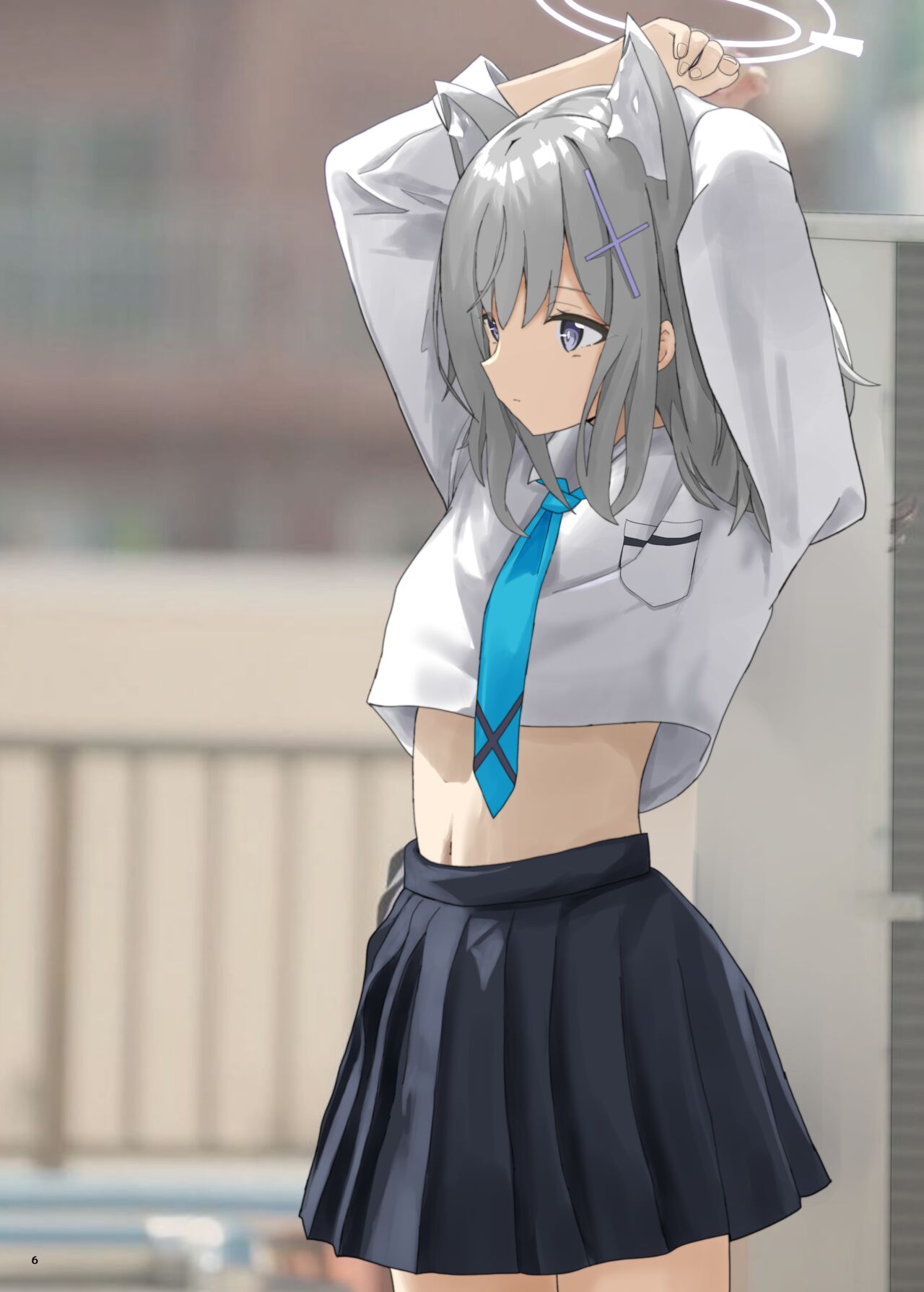 (C103) [Kirakira land (Dist)] Hatsujo Shiroko ga chohatsu shite kuru hon (Blue Archive) [Digital] numero di immagine  6