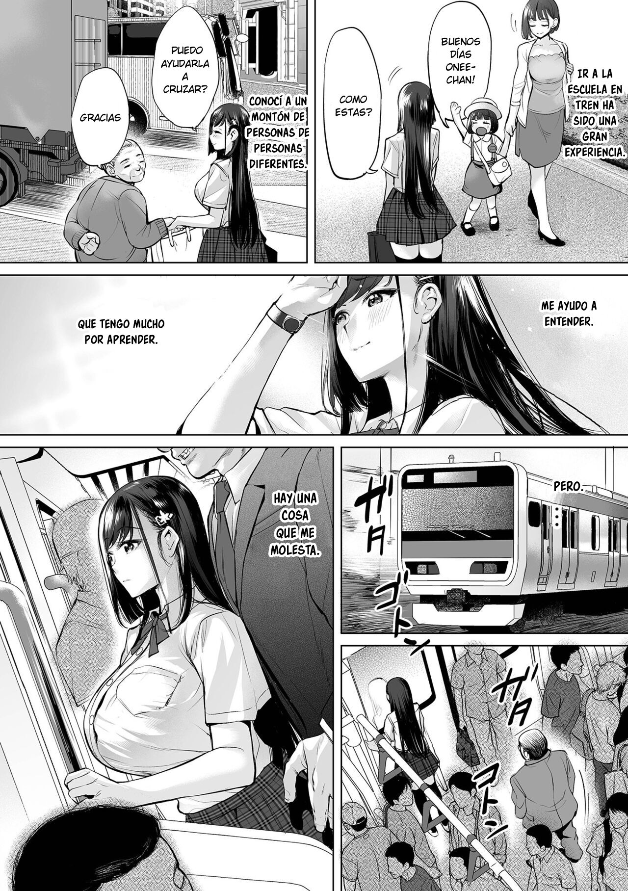 [Ere 2 Earo] Ojou-sama Chikan Train | Señorita en el tren de abusadores (COMIC Orga Vol. 30) [Spanish] image number 6