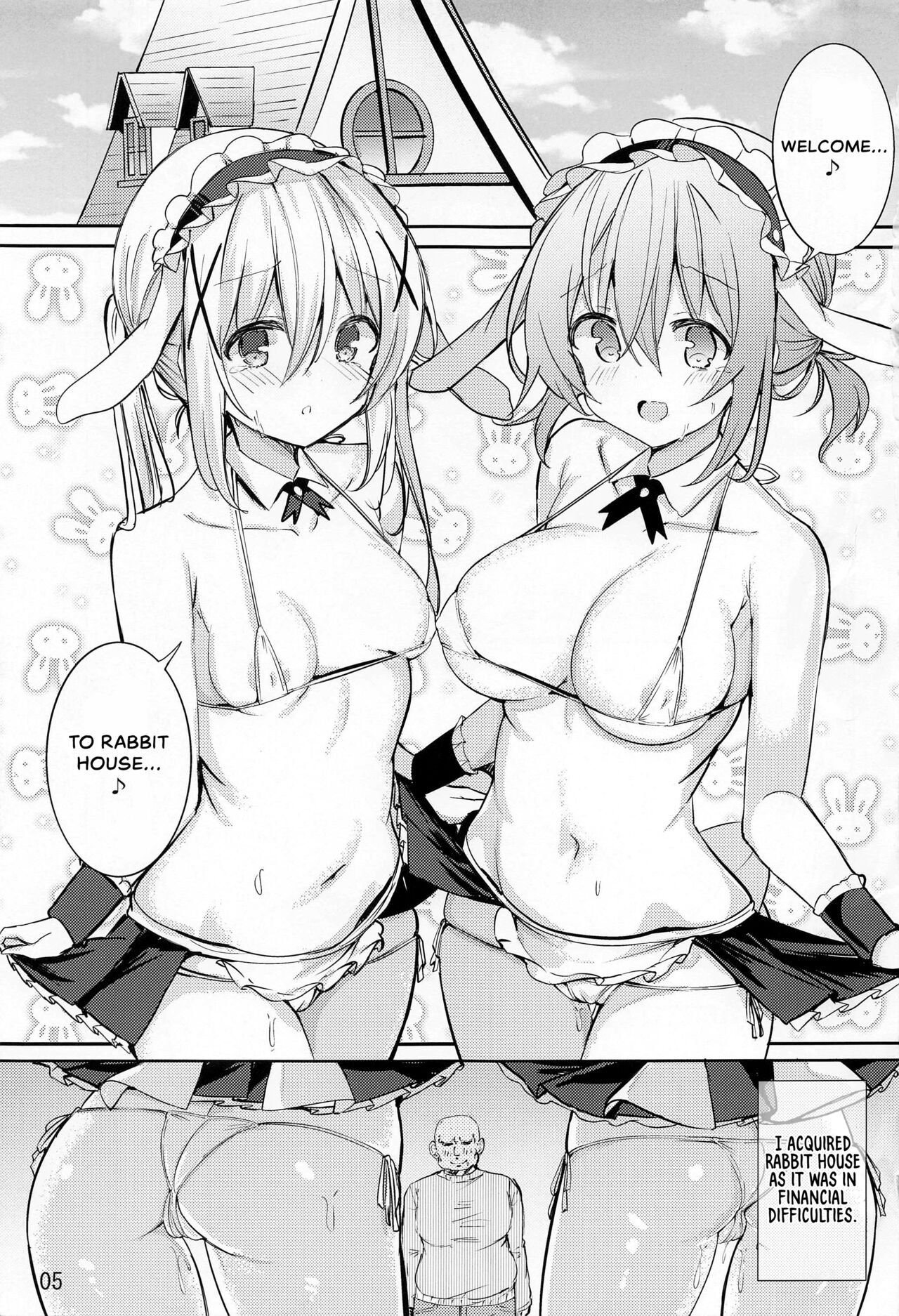 (C101) [0000 (Kurou)] Ikagawashii Omise Hajimemashita (Gochuumon wa Usagi desu ka) [English] {Hennojin} изображение № 4