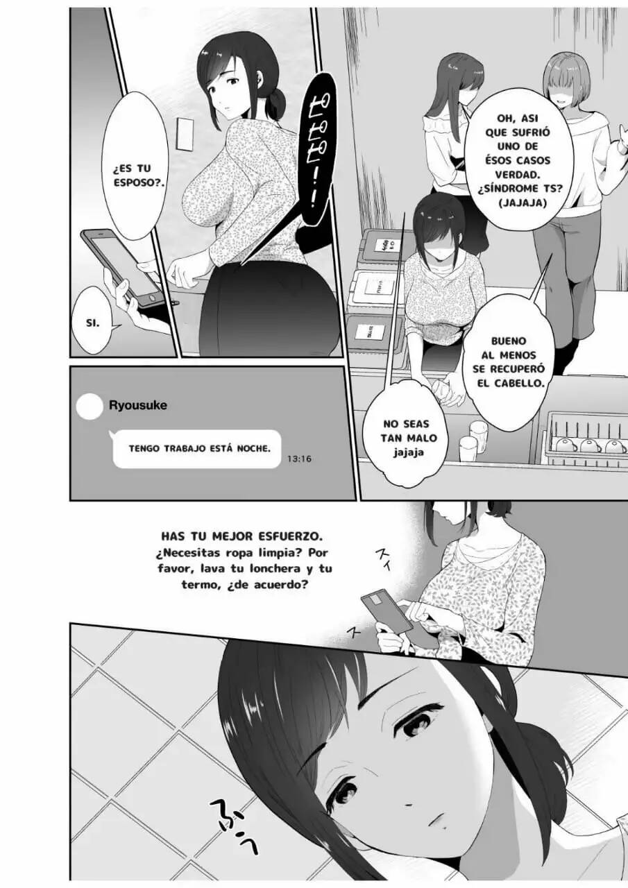 [Kinokko (Taguchi Monyata)] Uwakisyou no Otto ni Seitenkan Kusuri o Nomase Tsuzuketa Kekka | Los resultados de hacer que mi marido infiel beba continuamente una droga que modifica el género [Spanish] [TF Scans] 画像番号 3