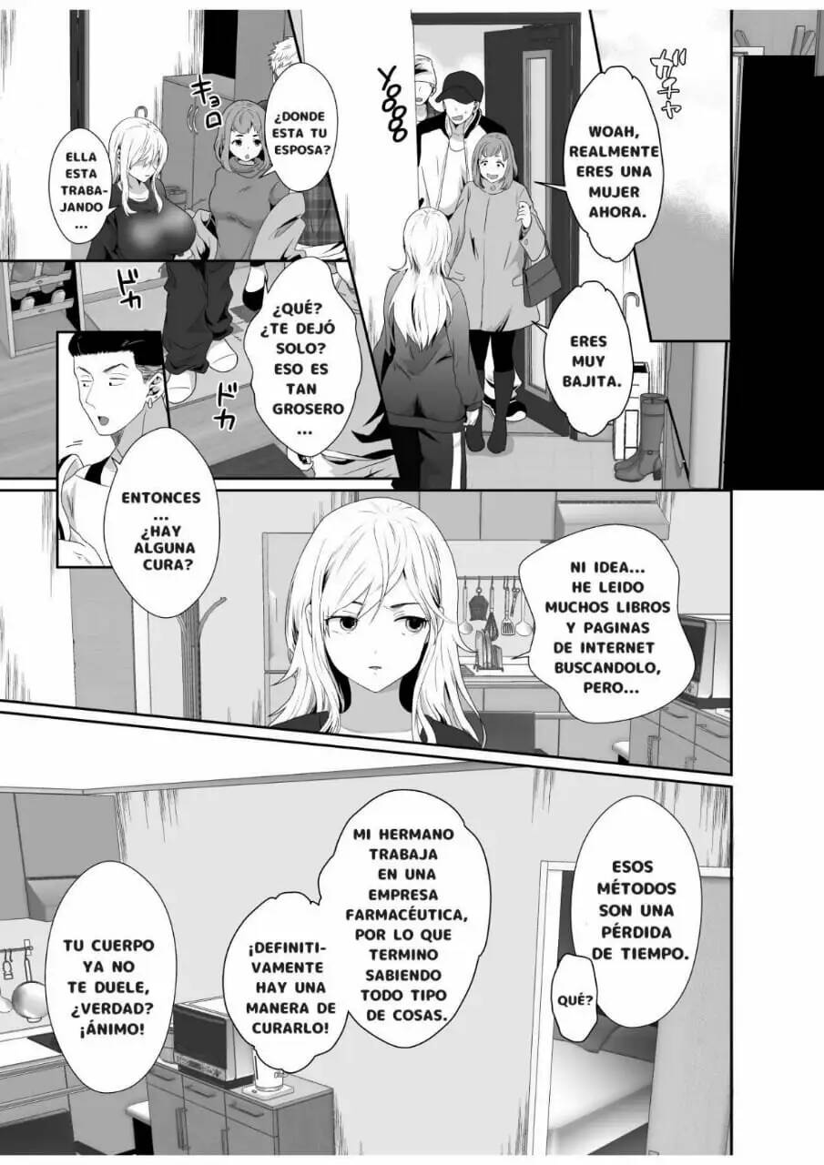 [Kinokko (Taguchi Monyata)] Uwakisyou no Otto ni Seitenkan Kusuri o Nomase Tsuzuketa Kekka | Los resultados de hacer que mi marido infiel beba continuamente una droga que modifica el género [Spanish] [TF Scans] 画像番号 14