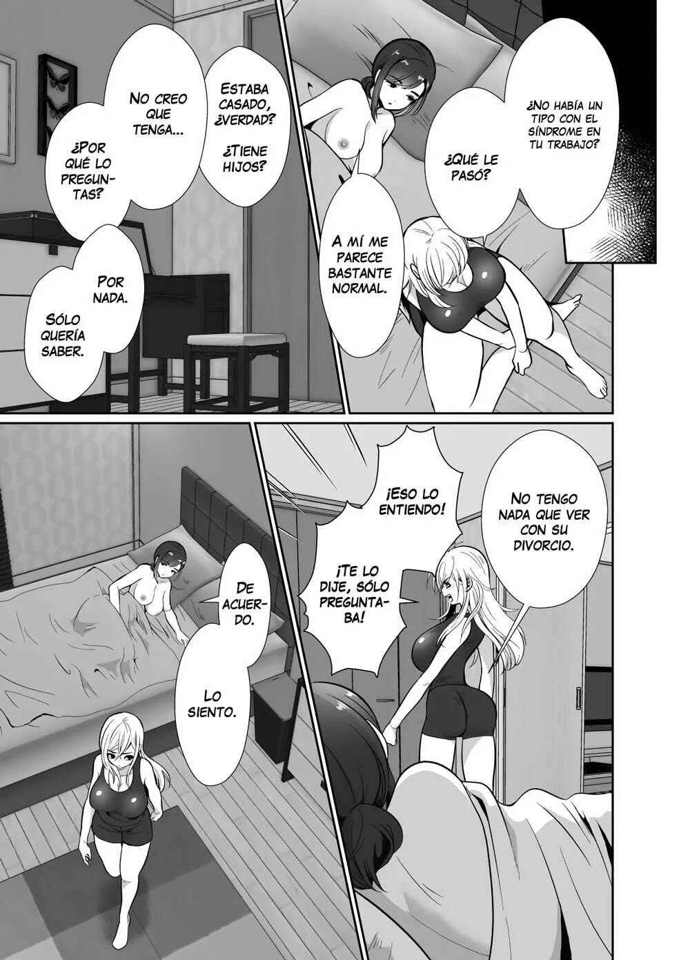 [Kinokko (Taguchi Monyata)] Uwakisyou no Otto ni Seitenkan Kusuri o Nomase Tsuzuketa Kekka 2 | Los resultados de hacer que mi marido adúltero beba continuamente una droga que modifica el género 2 [Spanish] [Zombie9888] numero di immagine  19