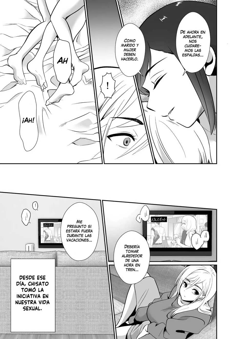 [Kinokko (Taguchi Monyata)] Uwakisyou no Otto ni Seitenkan Kusuri o Nomase Tsuzuketa Kekka 2 | Los resultados de hacer que mi marido adúltero beba continuamente una droga que modifica el género 2 [Spanish] [Zombie9888] numero di immagine  31