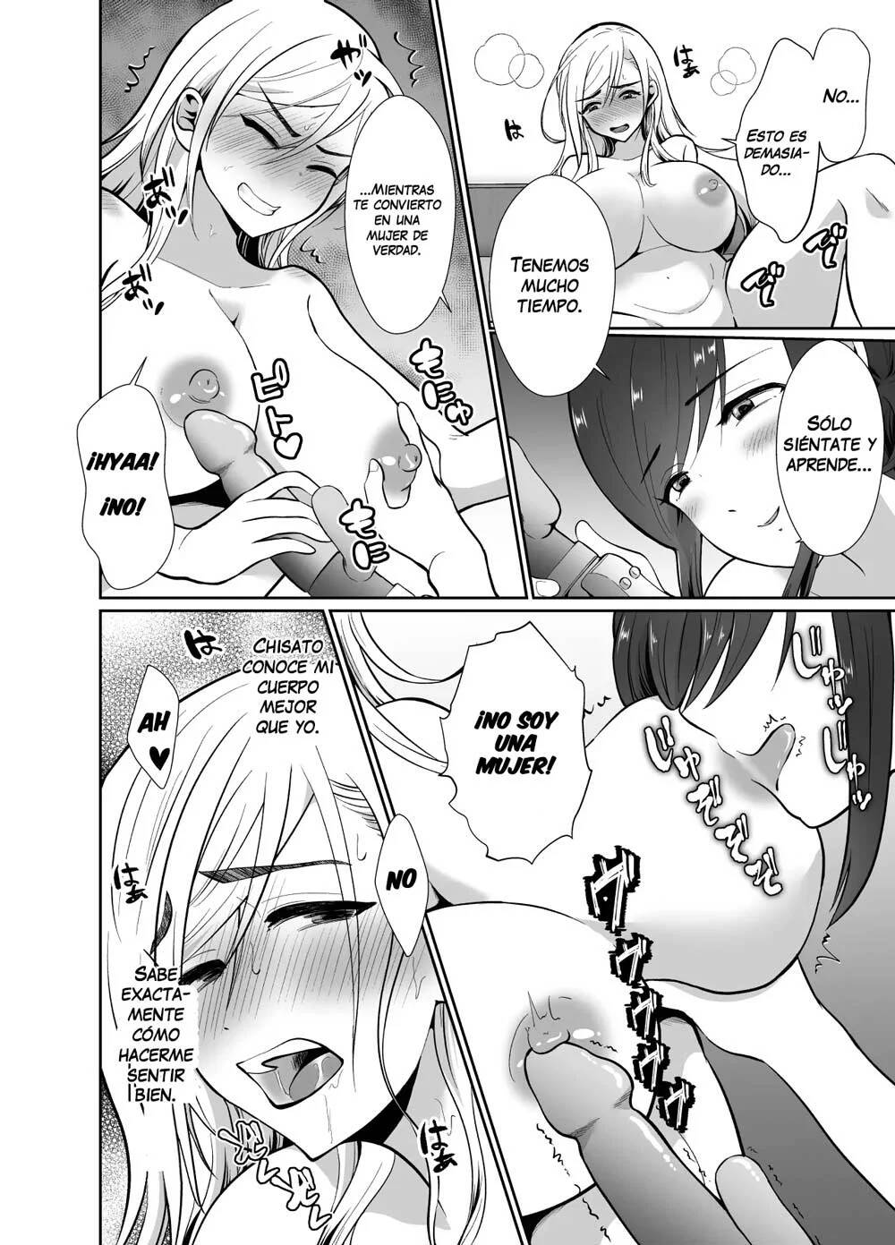 [Kinokko (Taguchi Monyata)] Uwakisyou no Otto ni Seitenkan Kusuri o Nomase Tsuzuketa Kekka 2 | Los resultados de hacer que mi marido adúltero beba continuamente una droga que modifica el género 2 [Spanish] [Zombie9888] numero di immagine  70