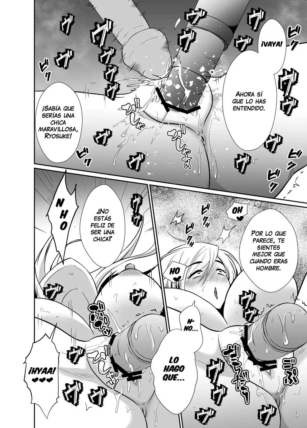 [Kinokko (Taguchi Monyata)] Uwakisyou no Otto ni Seitenkan Kusuri o Nomase Tsuzuketa Kekka 2 | Los resultados de hacer que mi marido adúltero beba continuamente una droga que modifica el género 2 [Spanish] [Zombie9888] numero di immagine  76