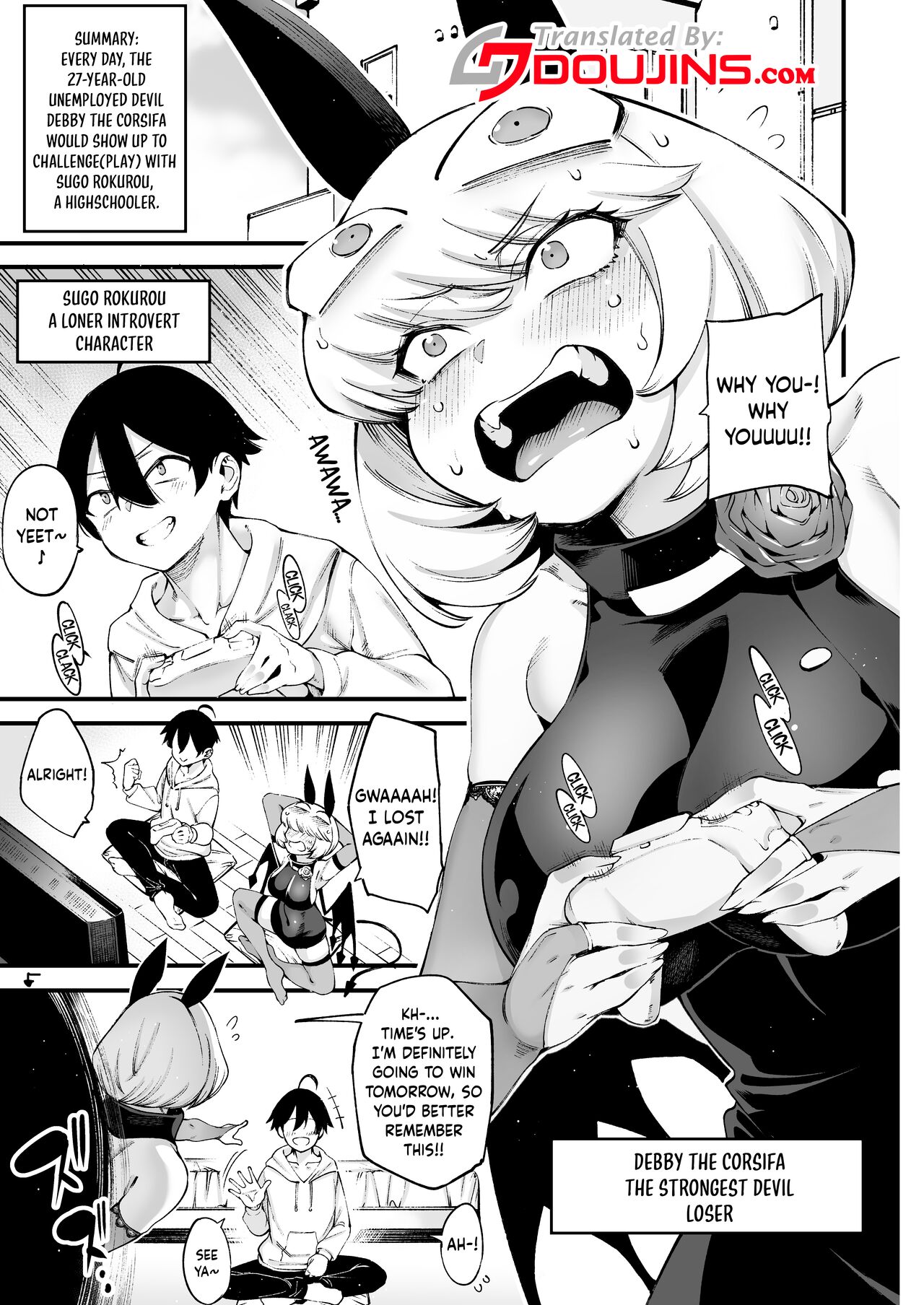 [Sourou Yarou A-Team (Tarakan)] Gome Debi Shadow~o-hen (Debby the Corsifa wa Makezugirai) [Digital]  [English] {Doujins.com} изображение № 3