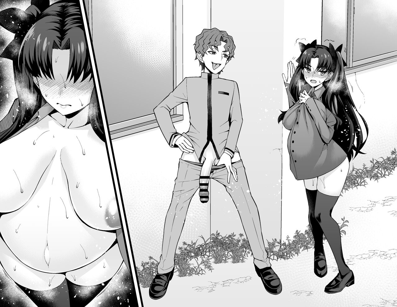 [Ankoman] Rin Tohsaka, Shinji and cheating sex❤3 изображение № 10