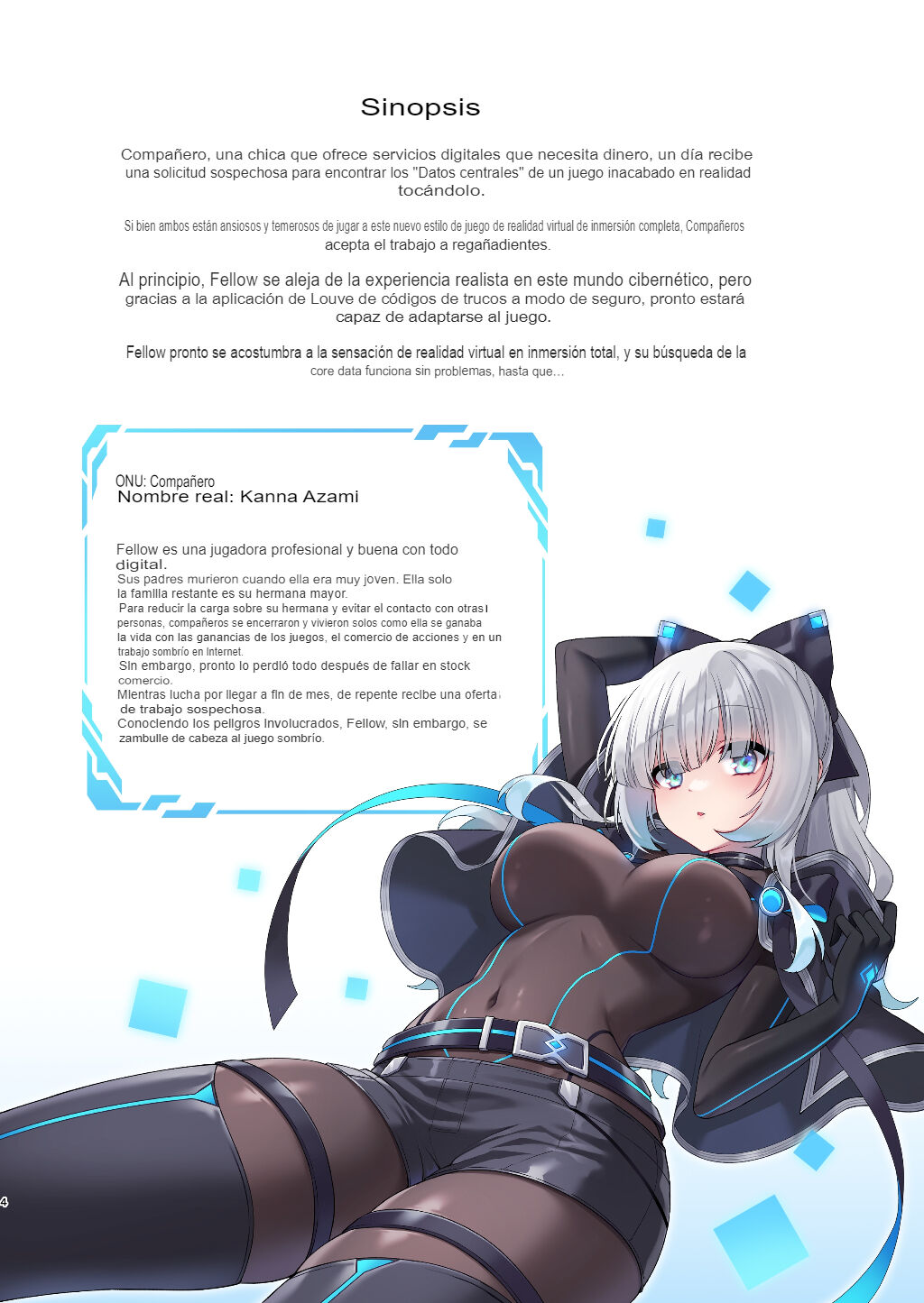 [Yajirushi Key (Hoshina Meito)] Dennou Shoujo wa Kasou Sekai ni Shizumi Yuku [Spanish] [Amaterasu] [Digital] изображение № 4