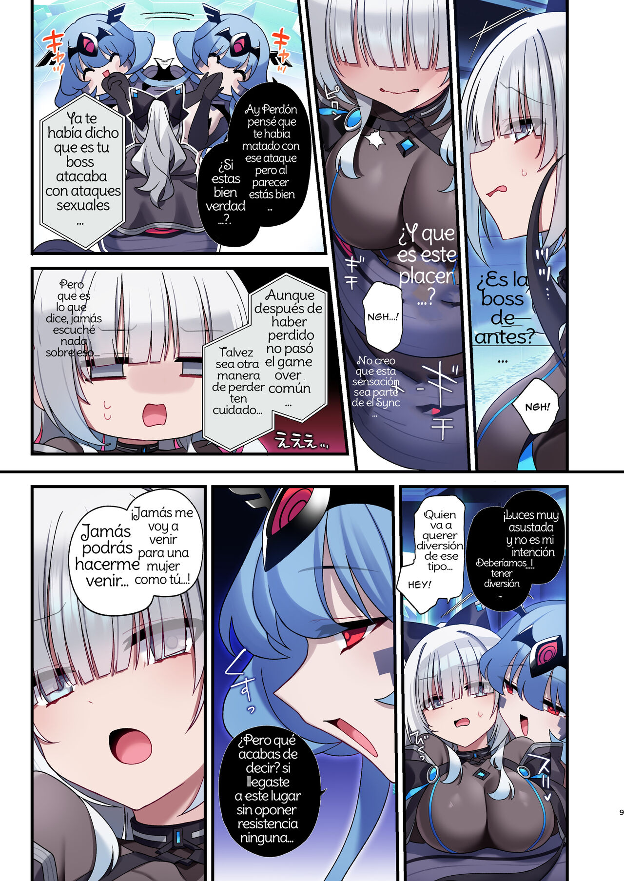 [Yajirushi Key (Hoshina Meito)] Dennou Shoujo wa Kasou Sekai ni Shizumi Yuku [Spanish] [Amaterasu] [Digital] изображение № 9